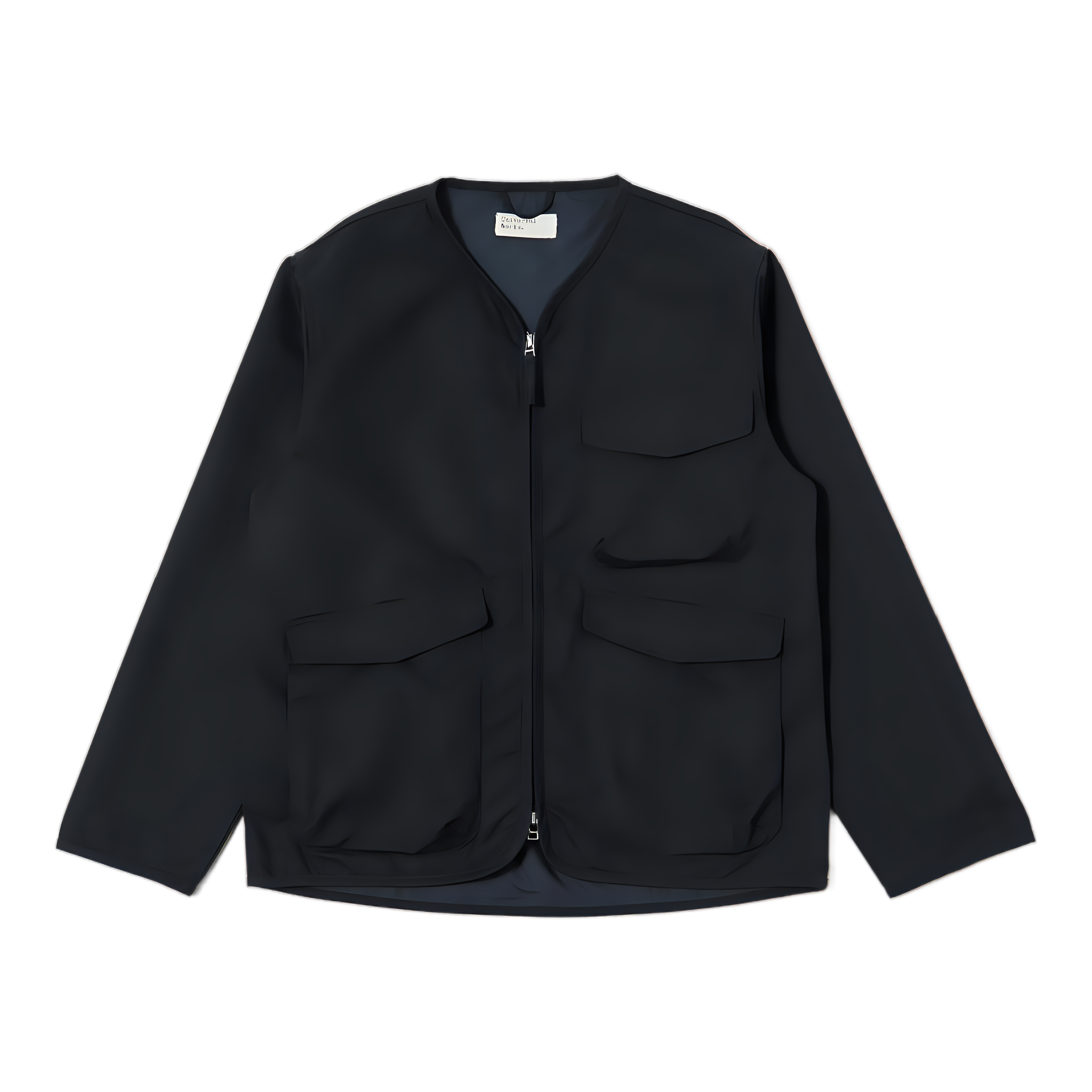 Parachute Liner Jacket - Navy Brushed Polytech