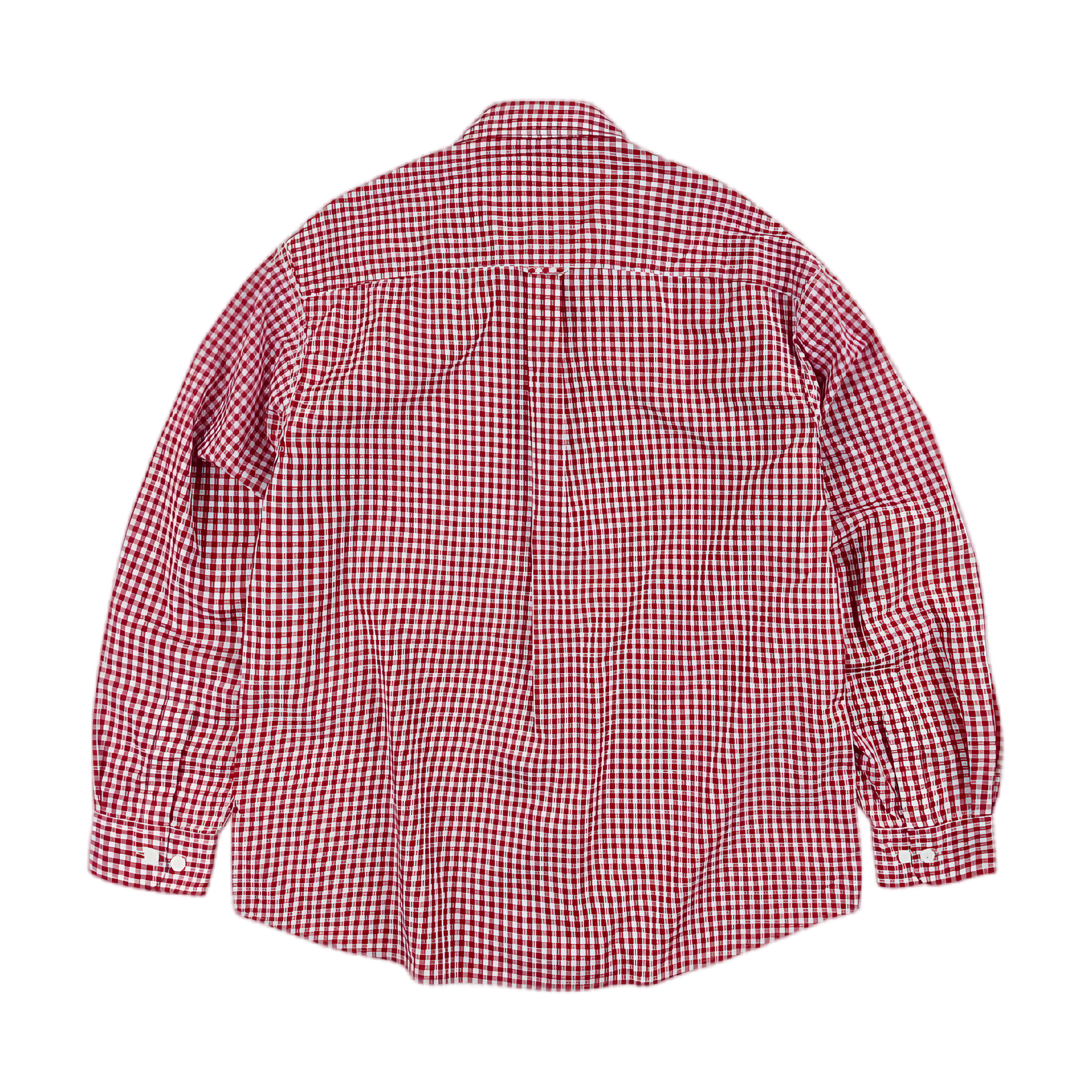 Ease Gingham Check Shirt - Red