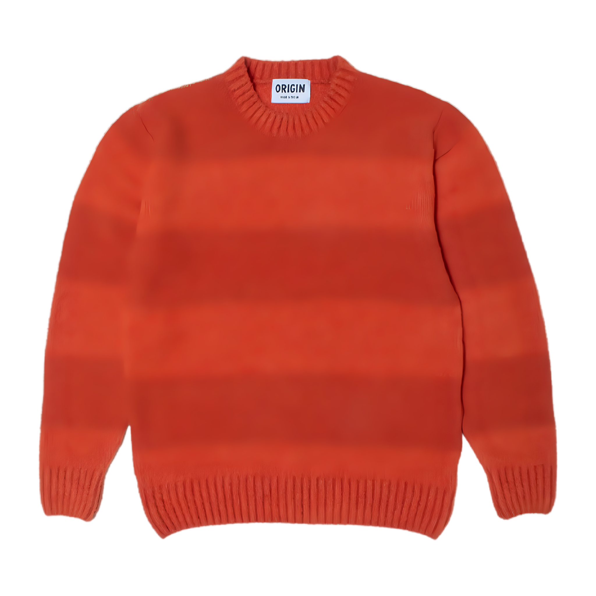 Souffle Stripe Jumper - Burnt Orange/Ember
