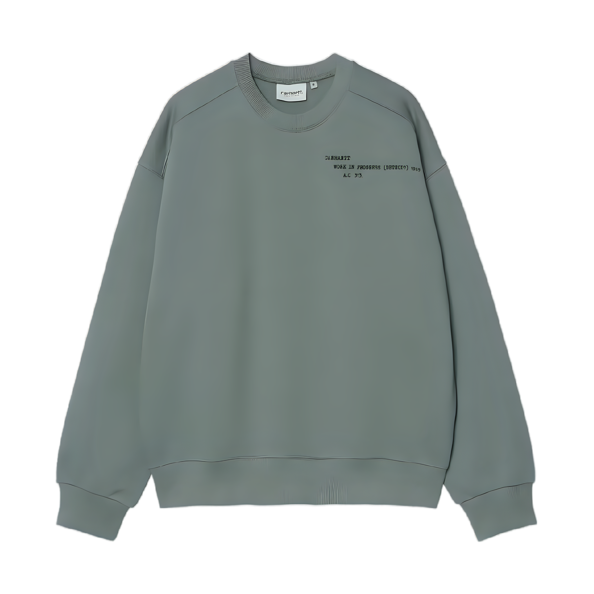 Punched Sweatshirt - Velvet Green