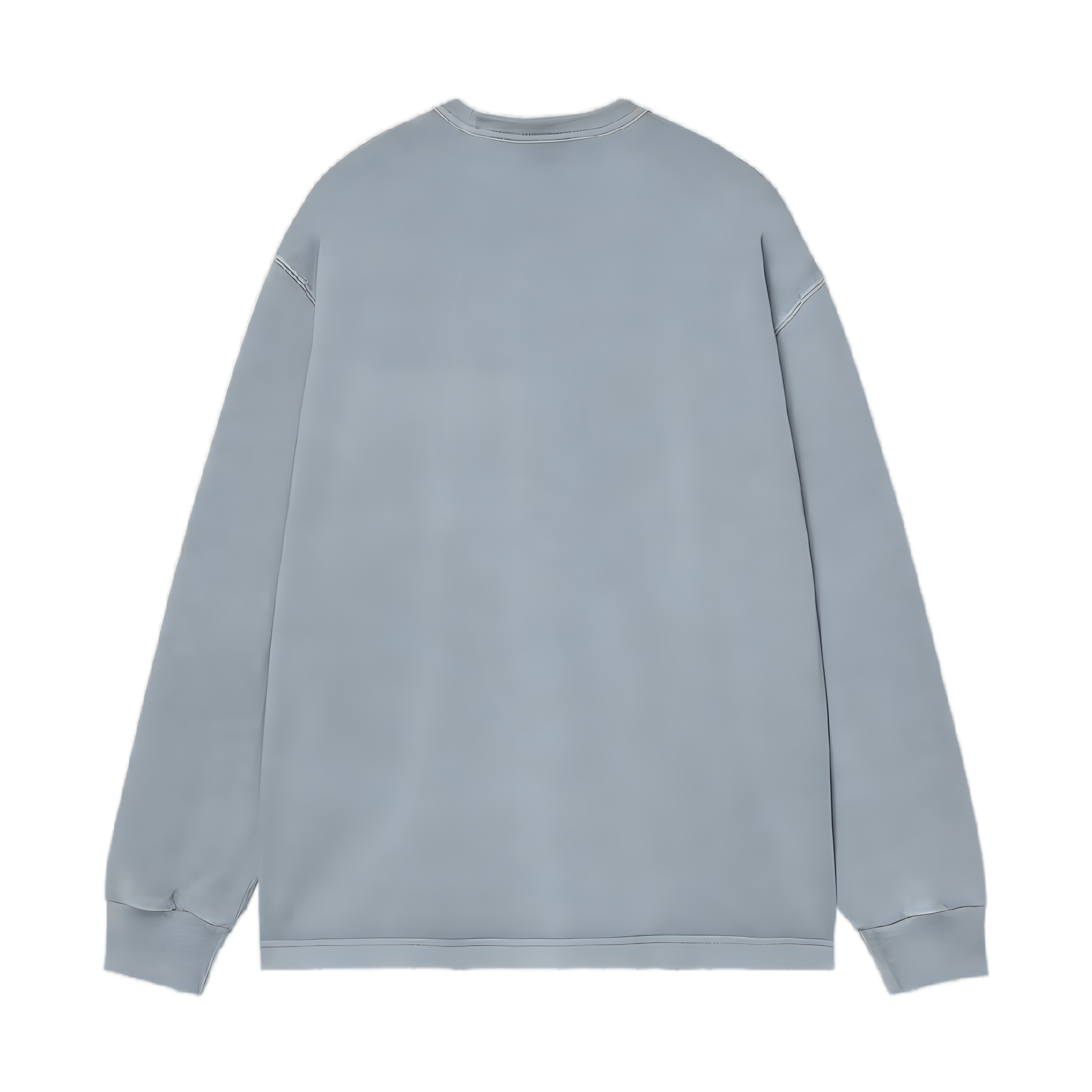 L/S Torion Pocket T-Shirt - Office Blue, Grind Washed