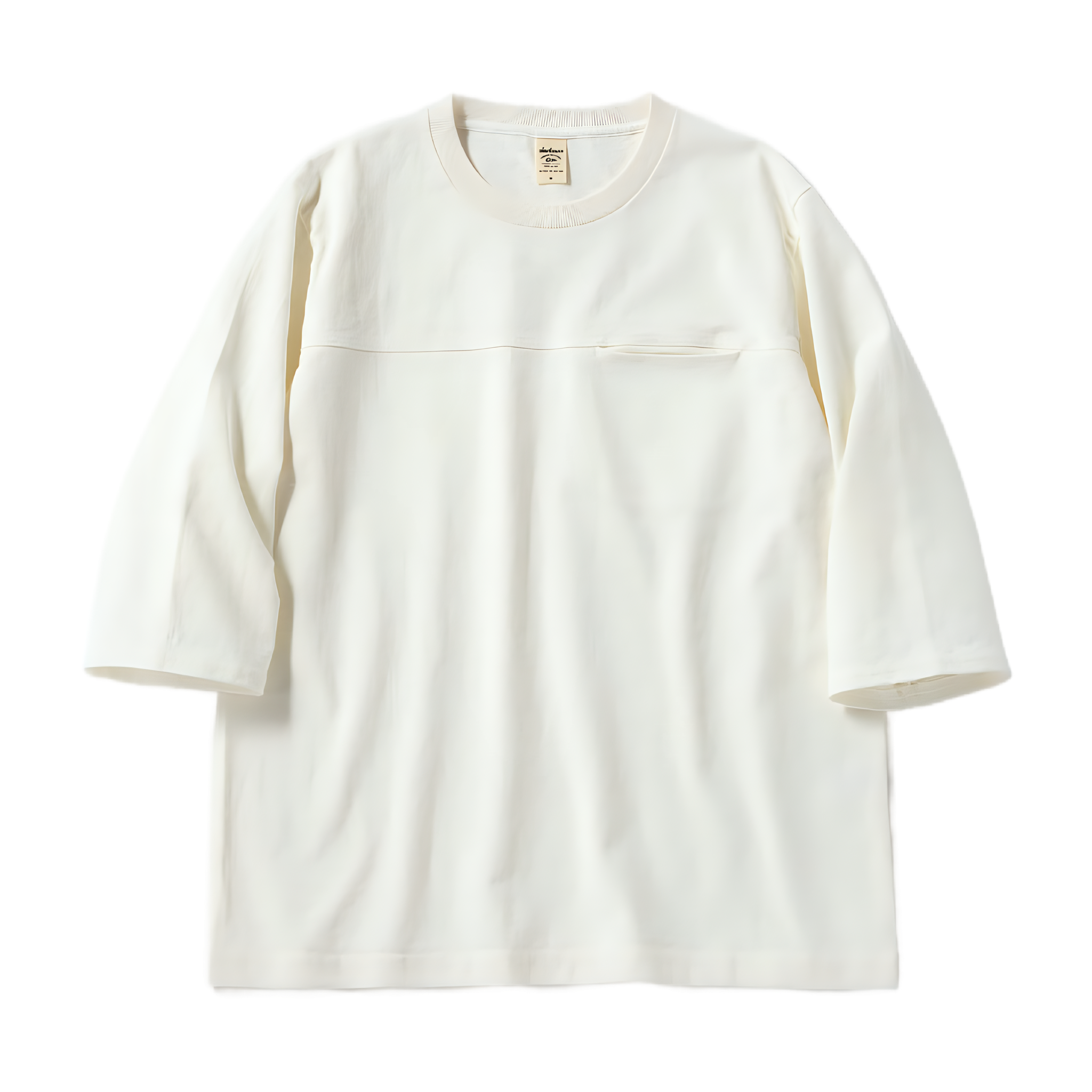 Dotsume Pocket HS T-Shirt - Off White
