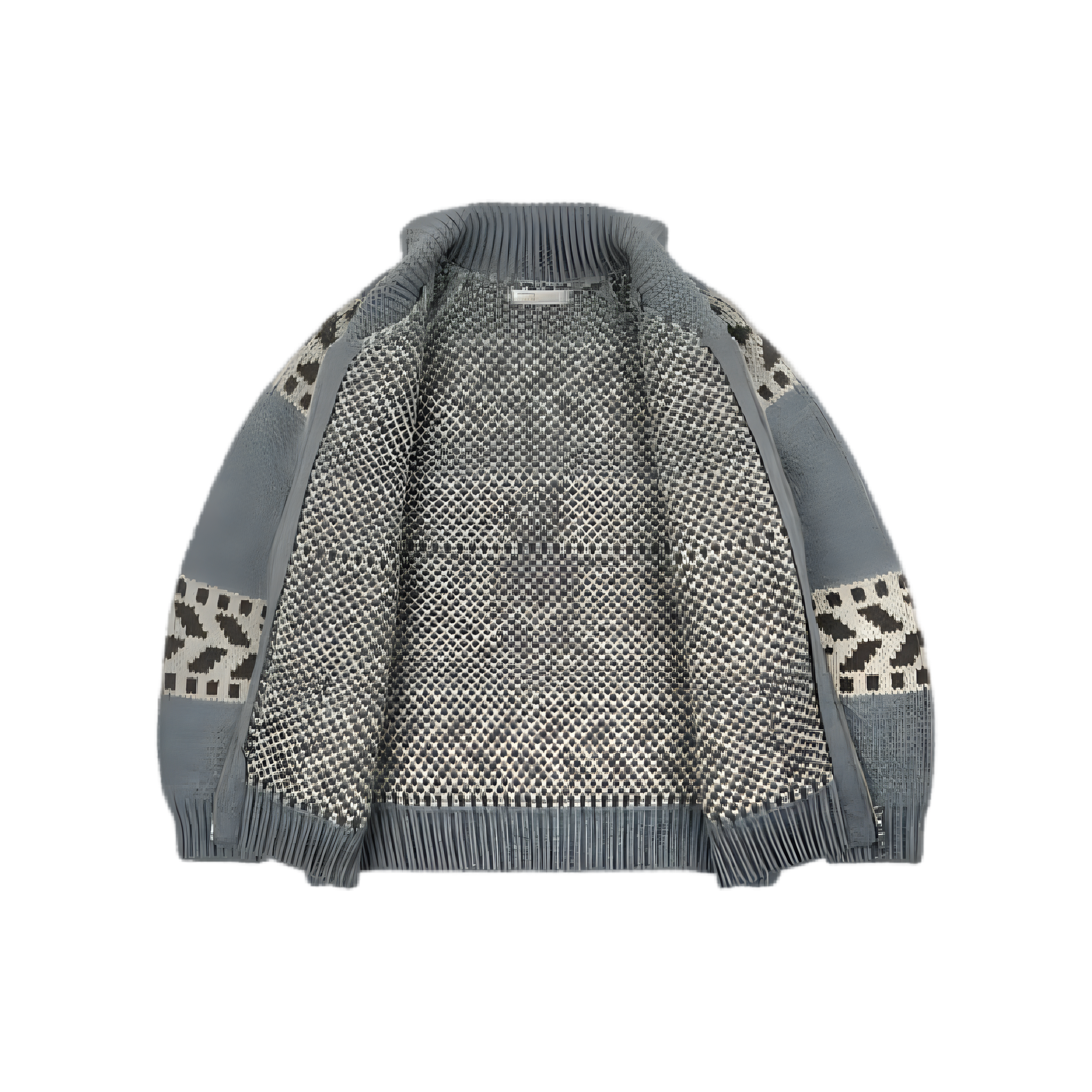 Thunderbird Cowichan Cardigan - Grey