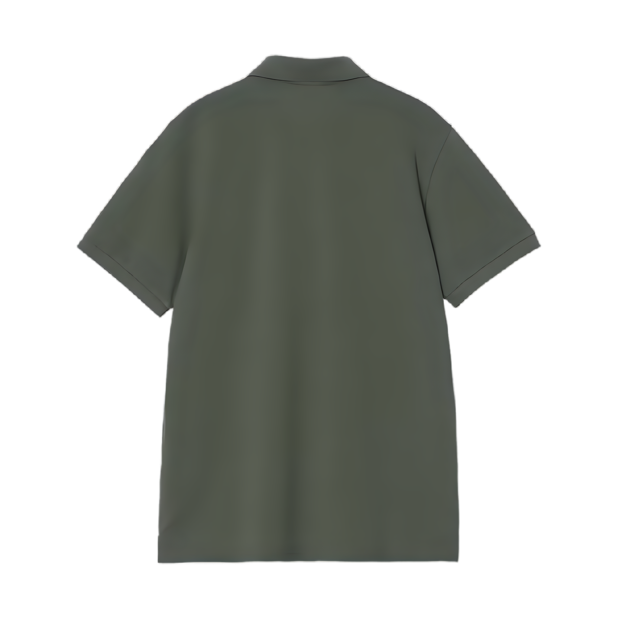 S/S Chase Pique Polo - Leaf/Gold