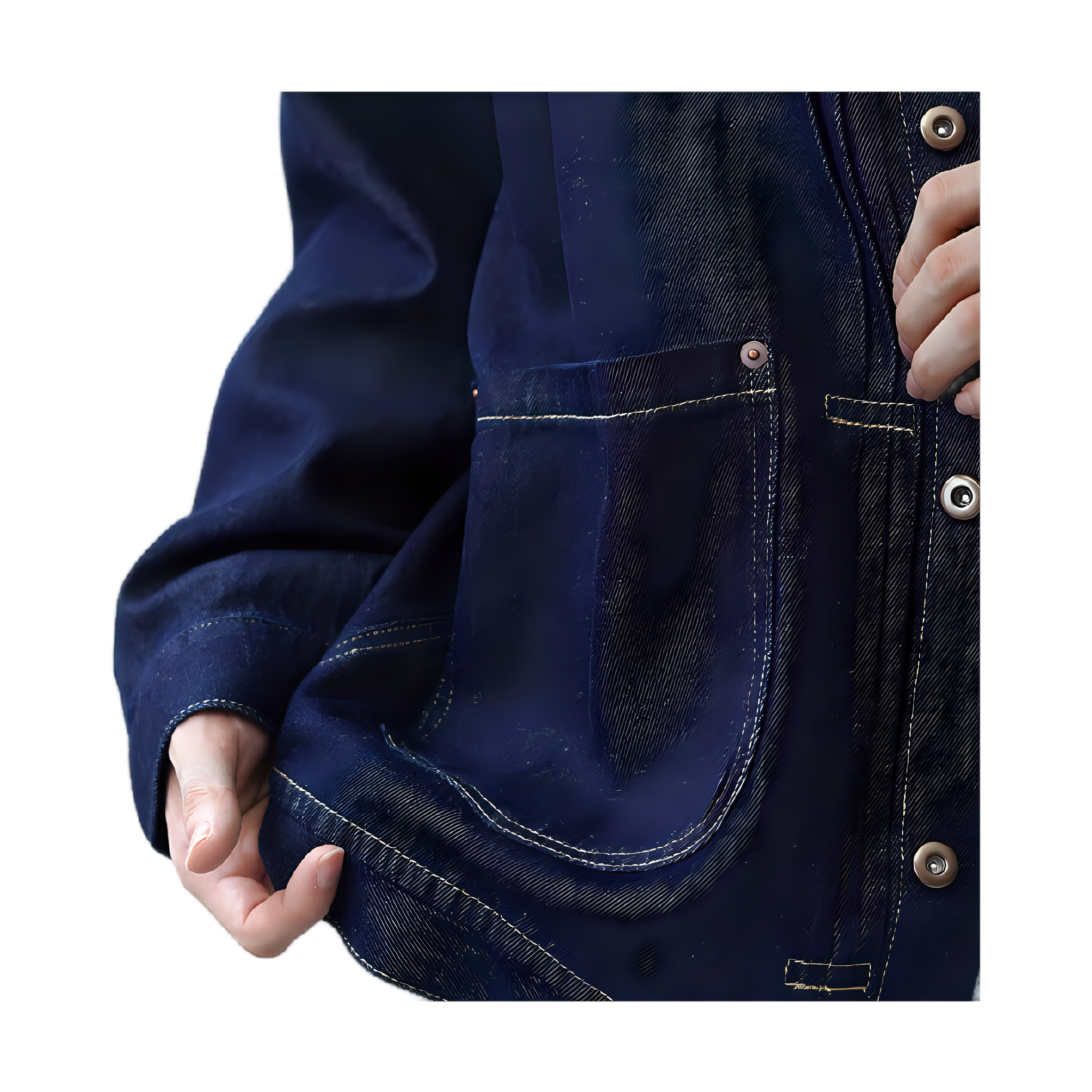 9oz 3-Tuck Denim Jacket - One Wash