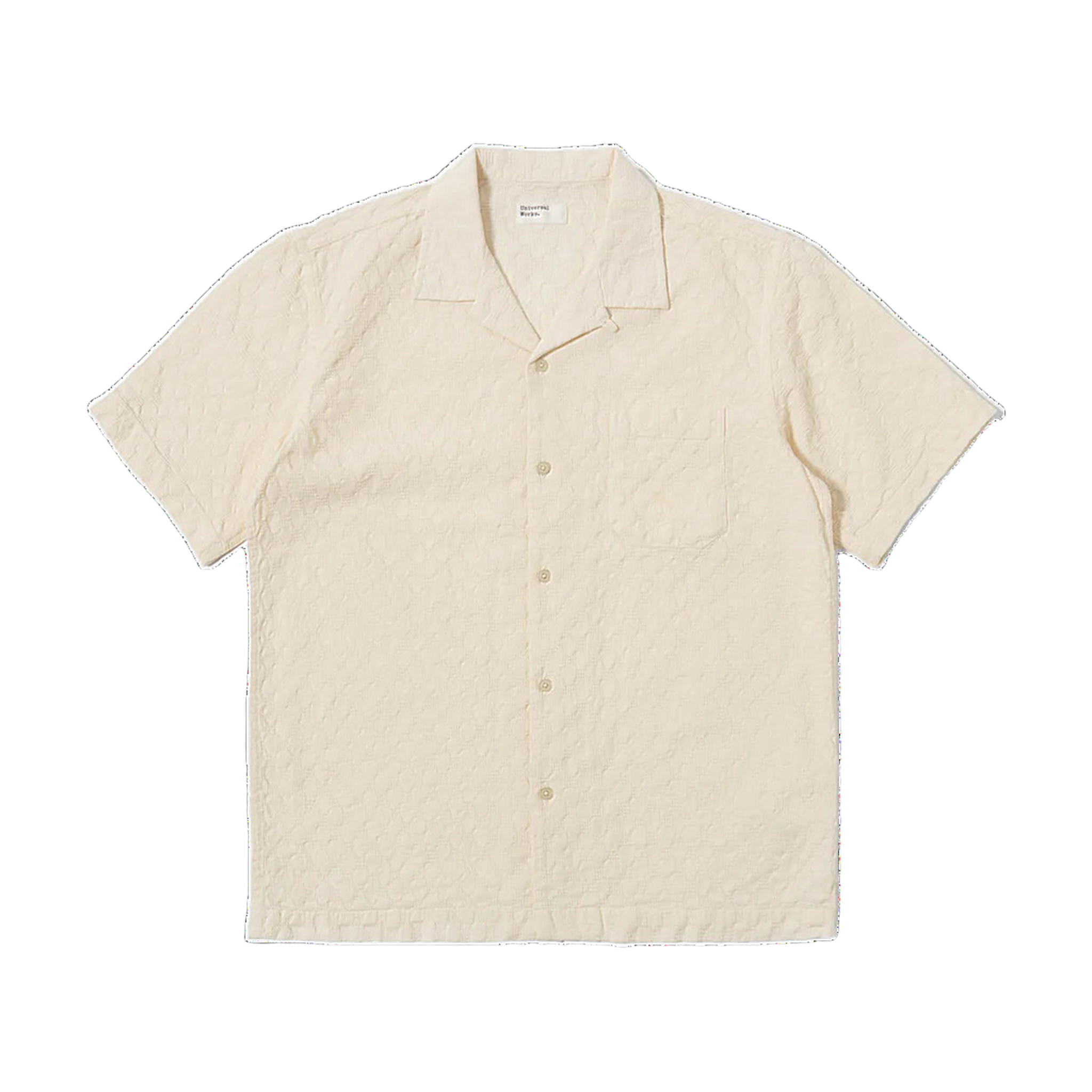 Road Shirt - Dot Waffle, Ecru