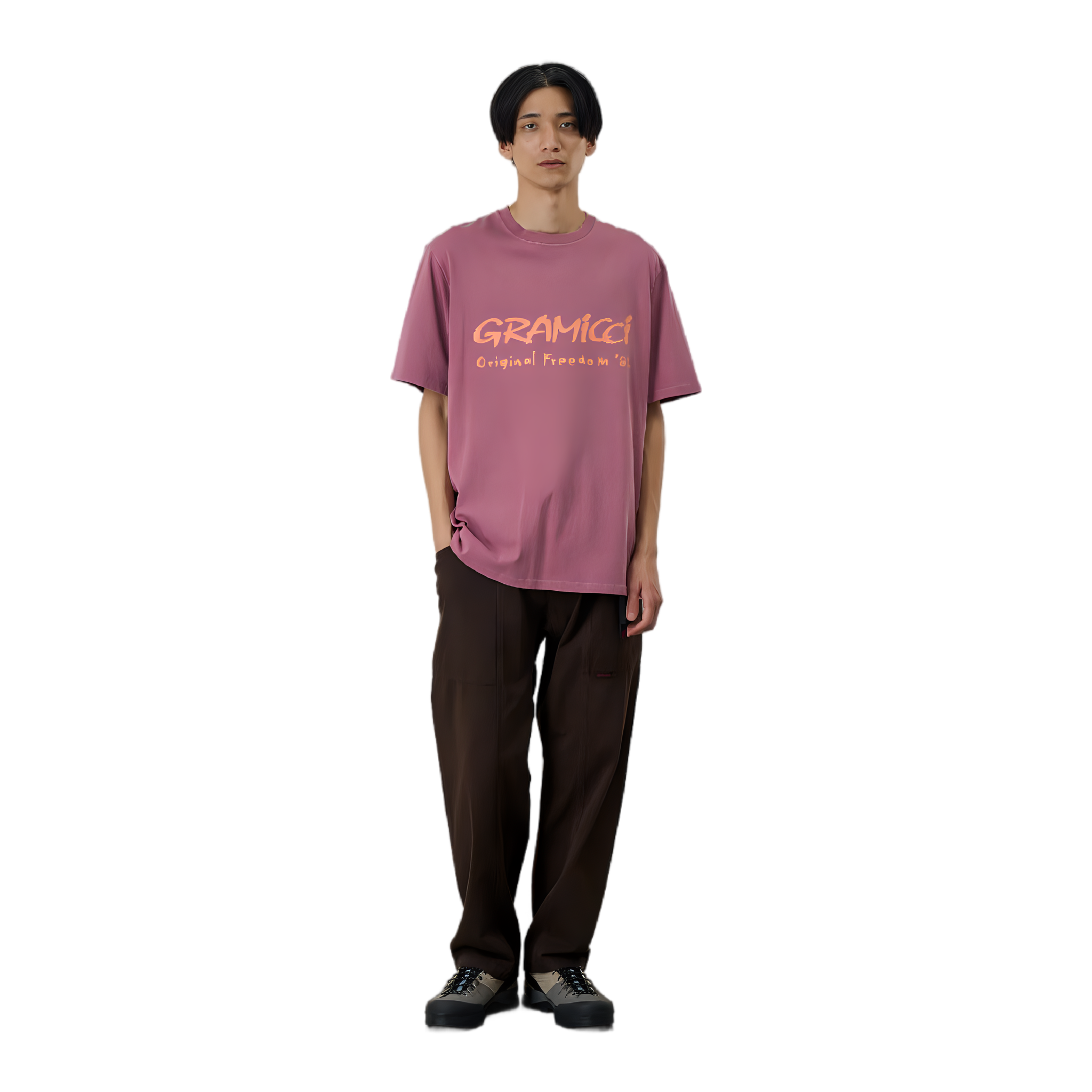 Freedom Tee Pigment Dyed - Red Pigment