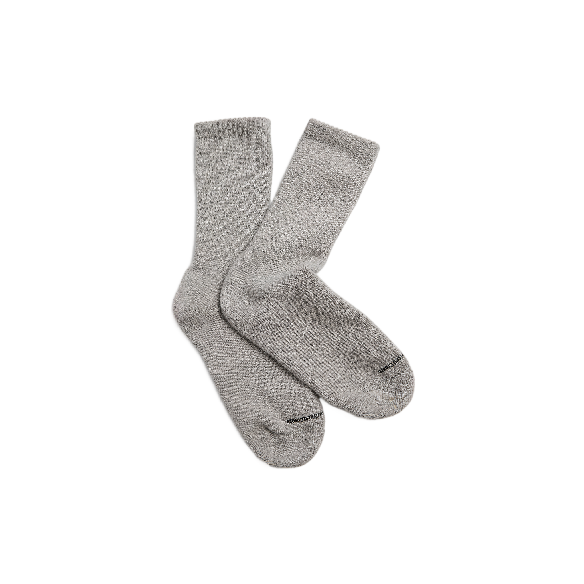 Earth Solid Socks - Grey