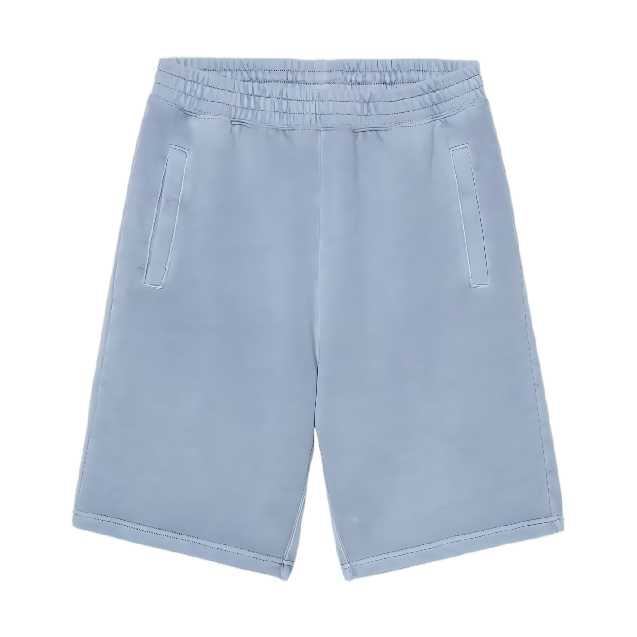 Nelson Sweat Short - Gentle Blue, Garment Dyed