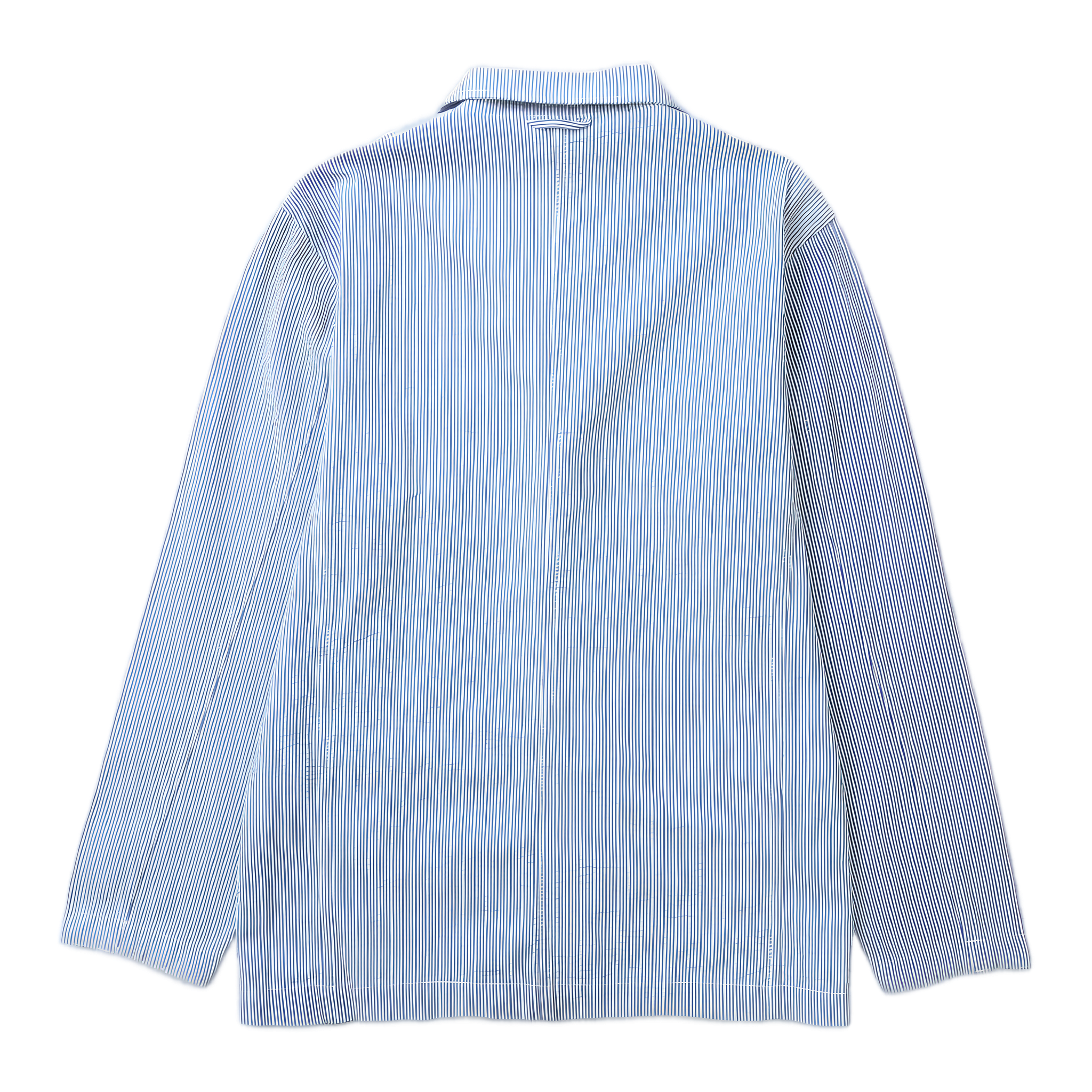 Seersucker Server Suit Jacket - Navy Stripe