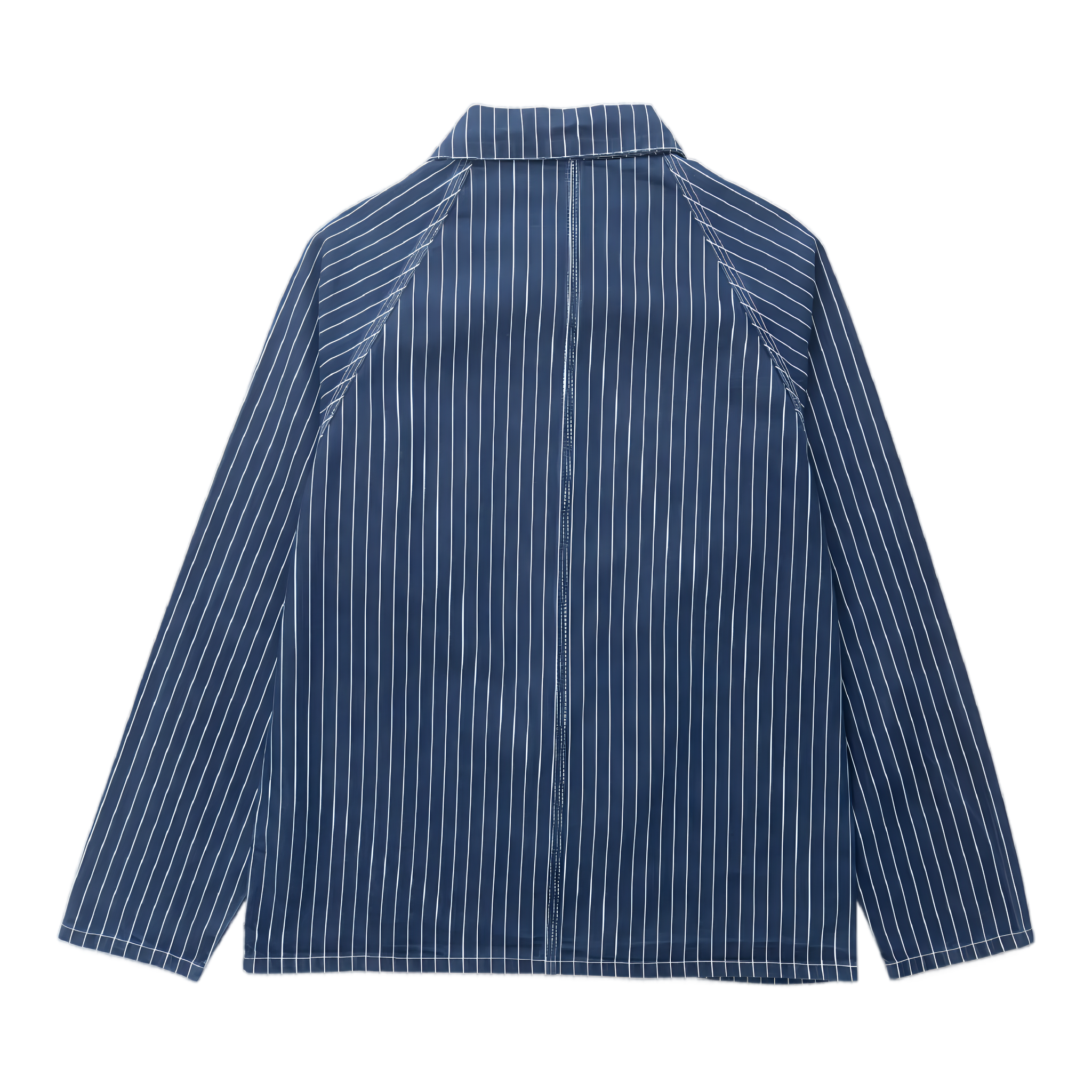 Pinstripe Denim Coverall 2.0 - Indigo