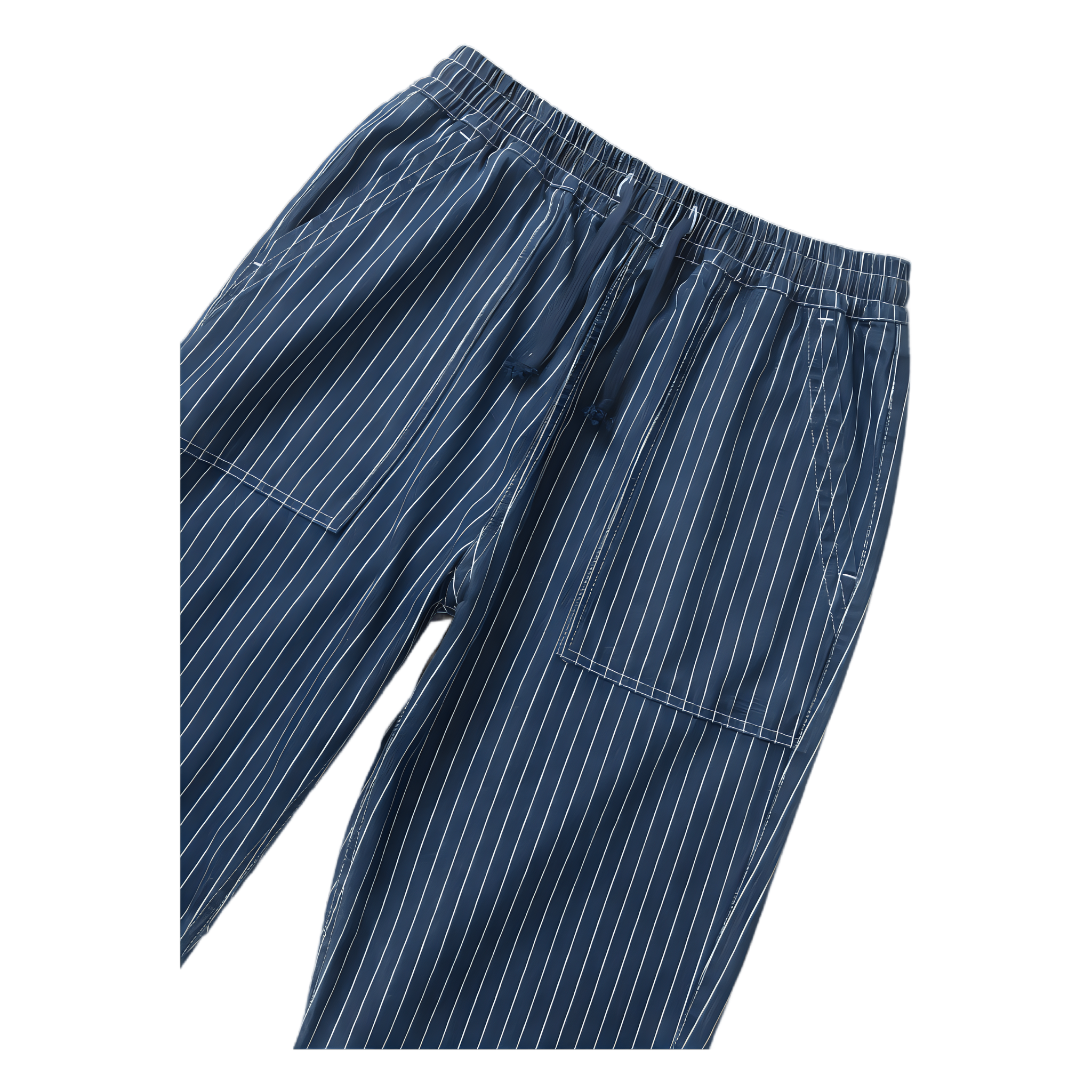 Pinstripe Denim Chef pant -  Indigo
