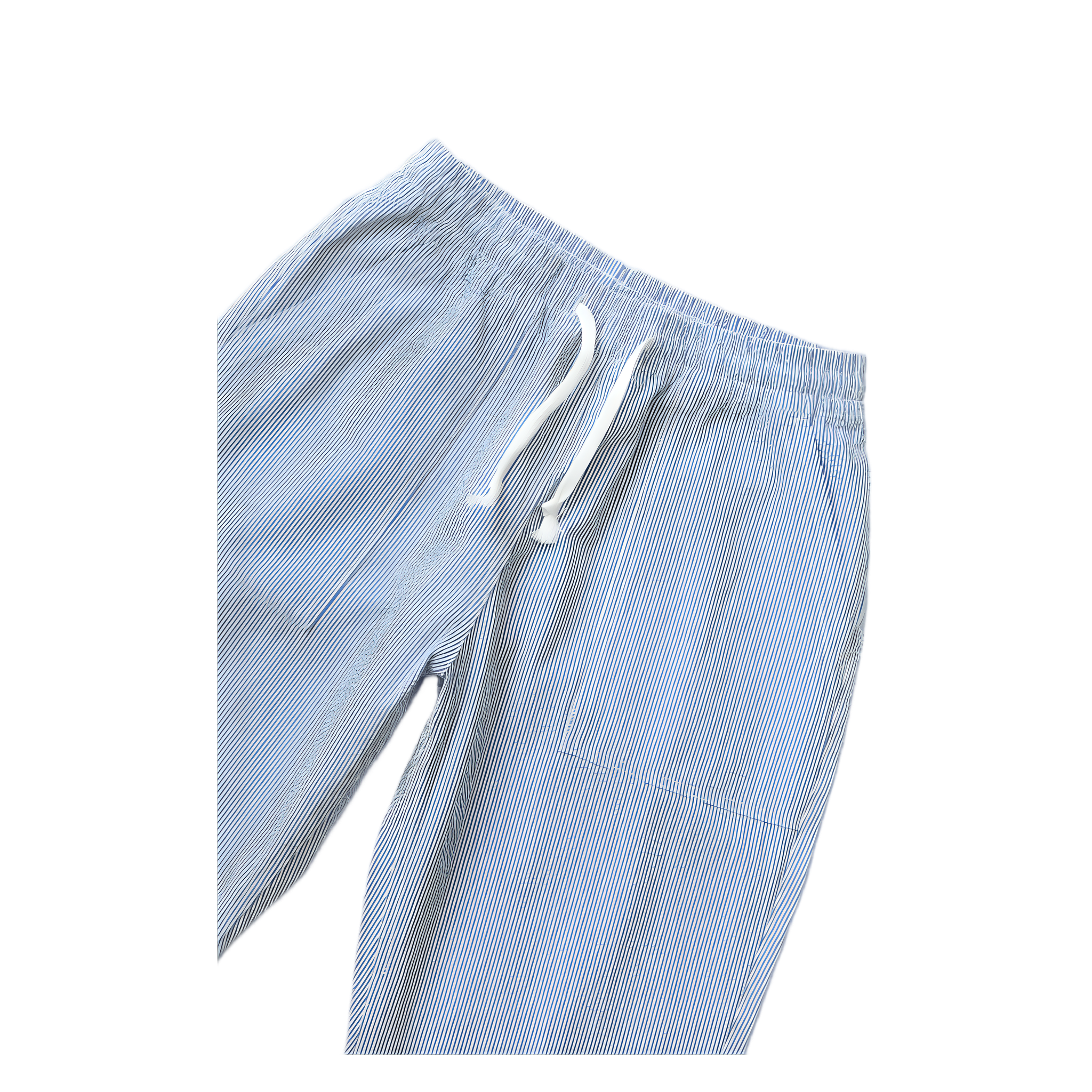 Seersucker Chef pant -  Navy Stripe