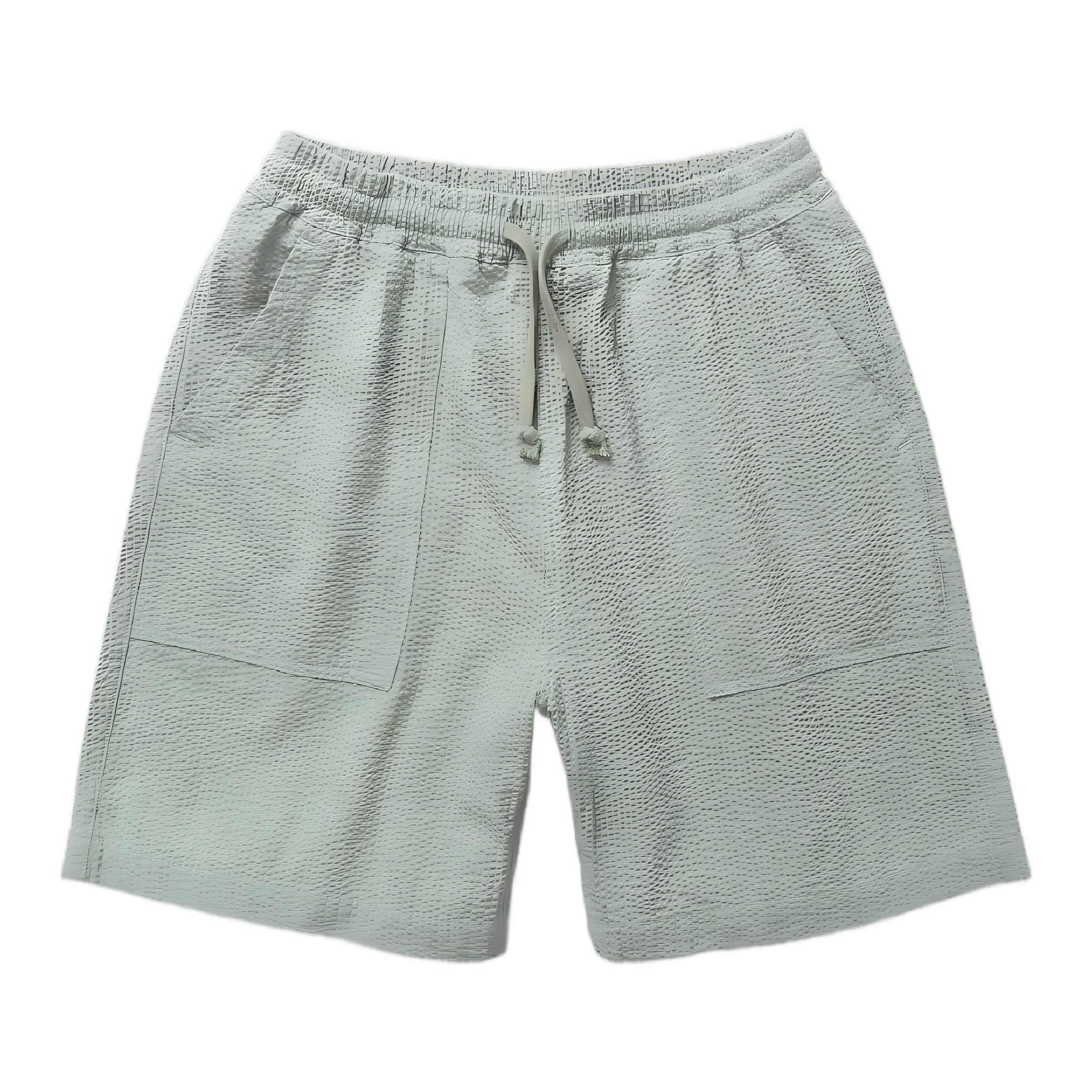 Seersucker Chef Shorts - Sage
