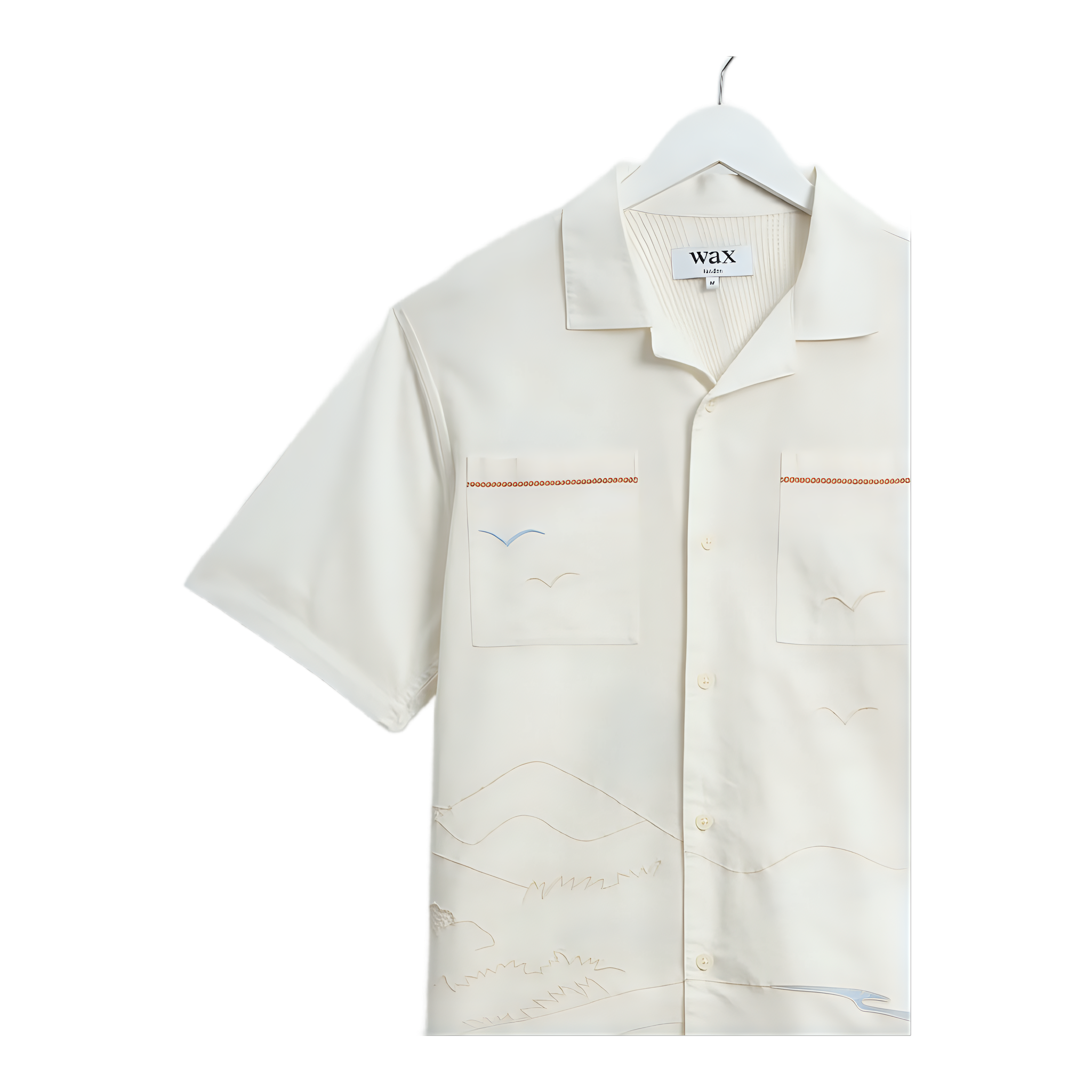 Didcot Summer Back Applique SS Shirt - Ecru