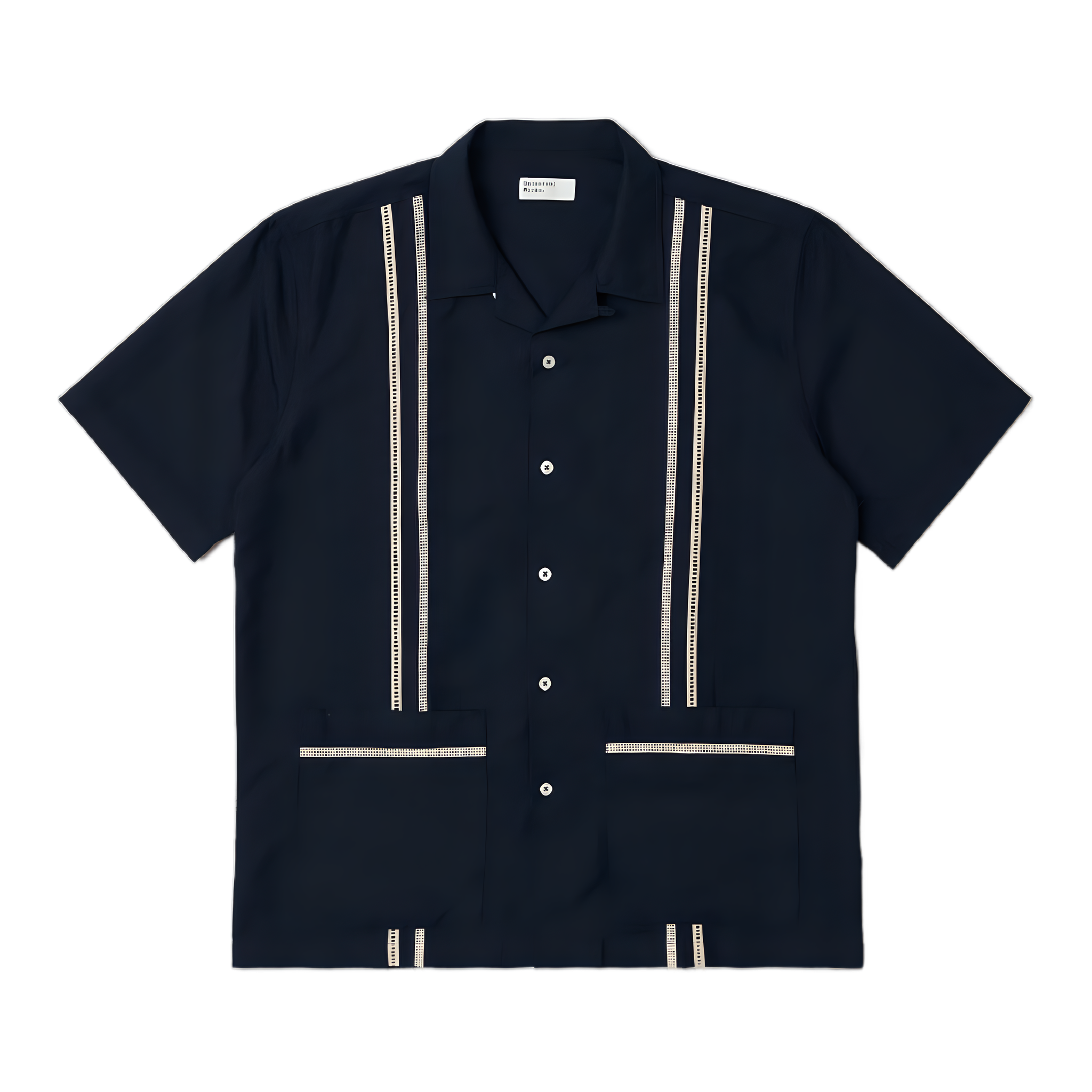 Classic Oxford Tropicana Shirt - Navy