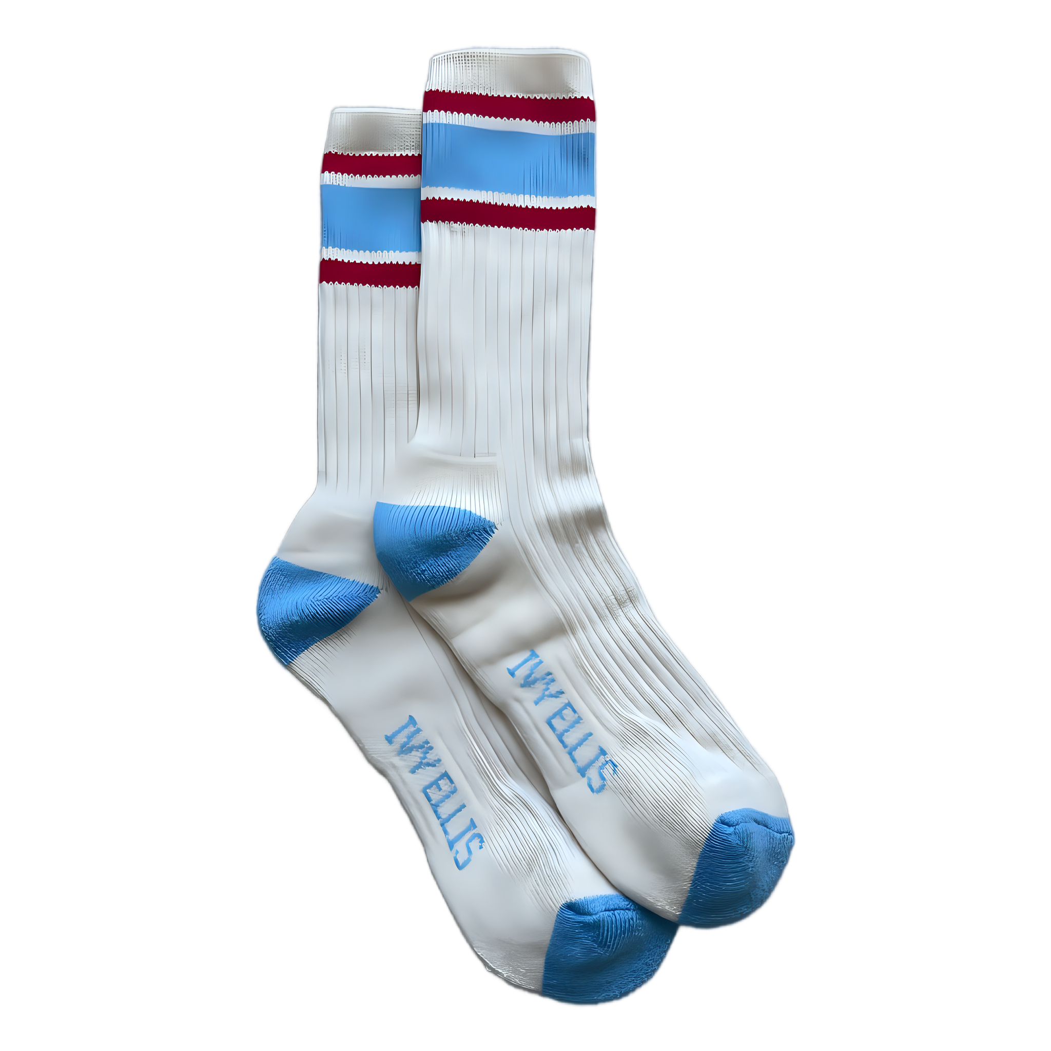 The Moon - Light Blue/Red