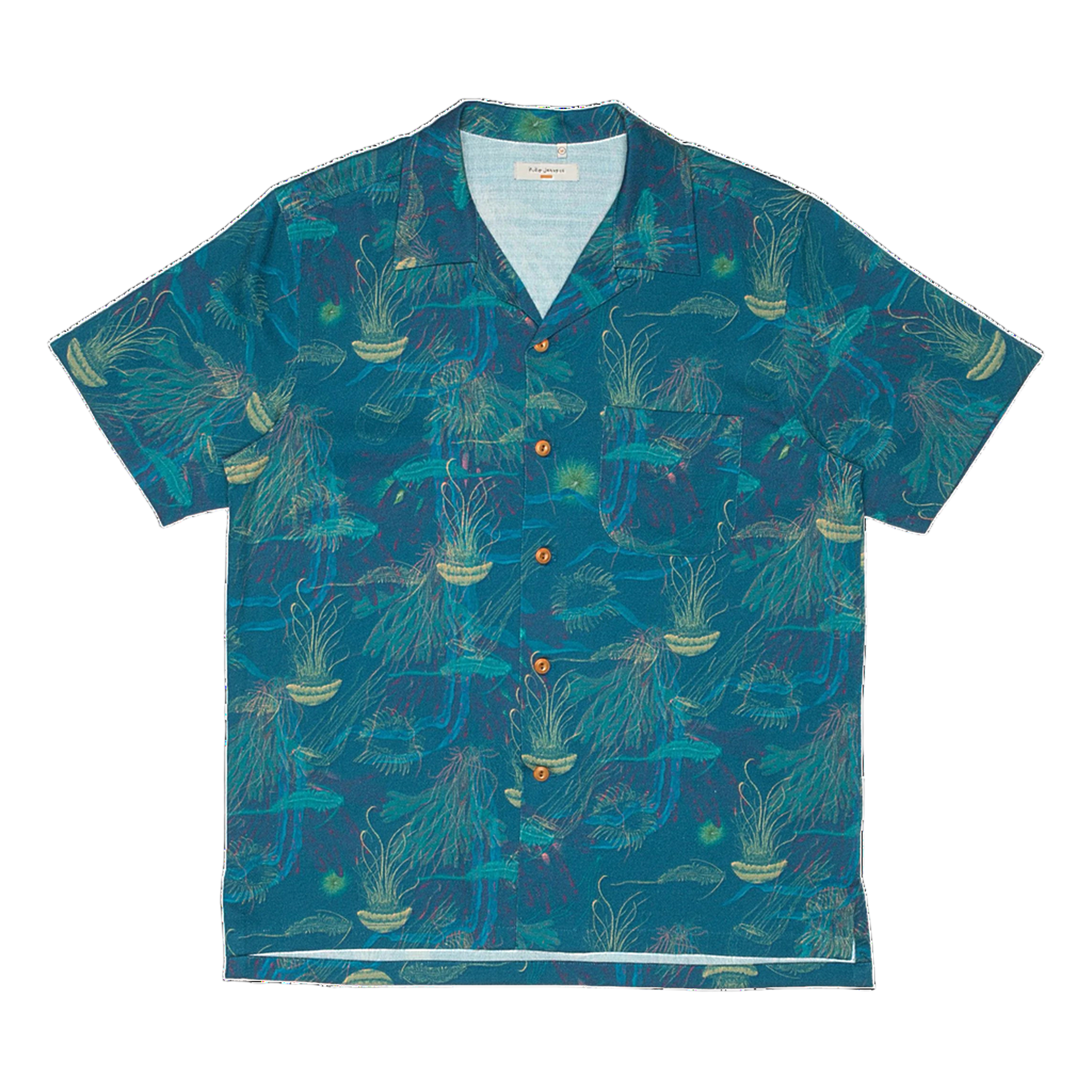 Arvid Hawaii Shirt Deep Sea - Blue