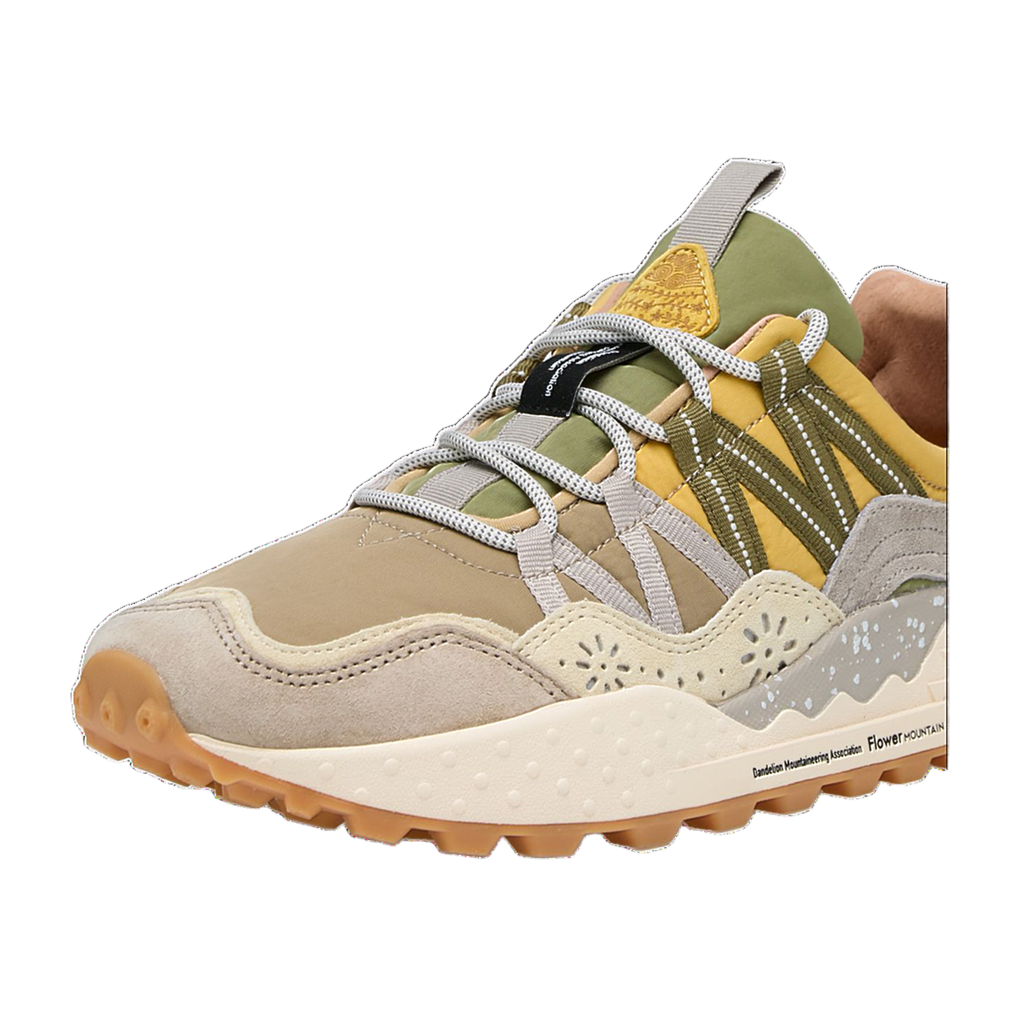 Washi - Suede/Nylon - Beige/Grey