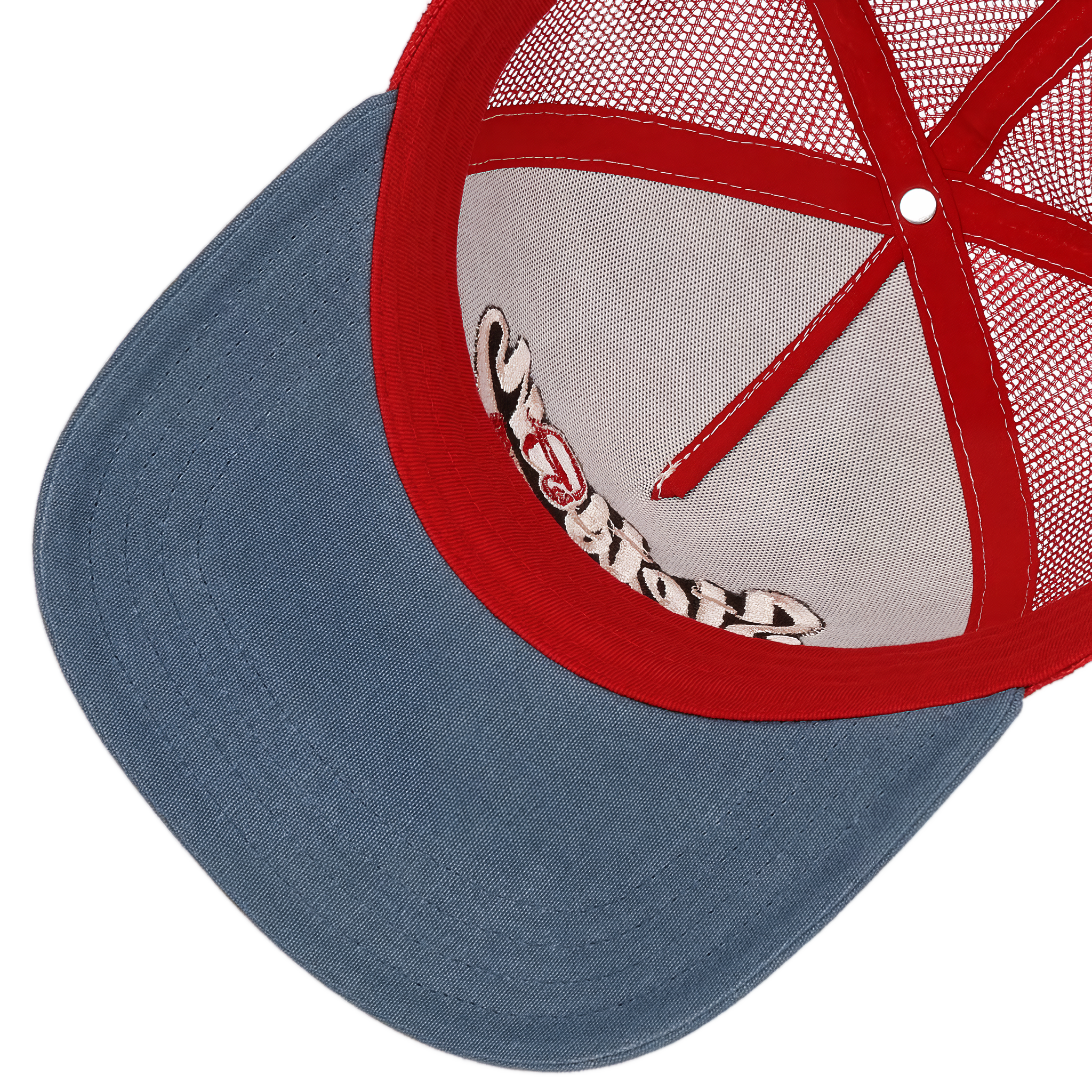 Save Base Trucker Cap - Red/Blue