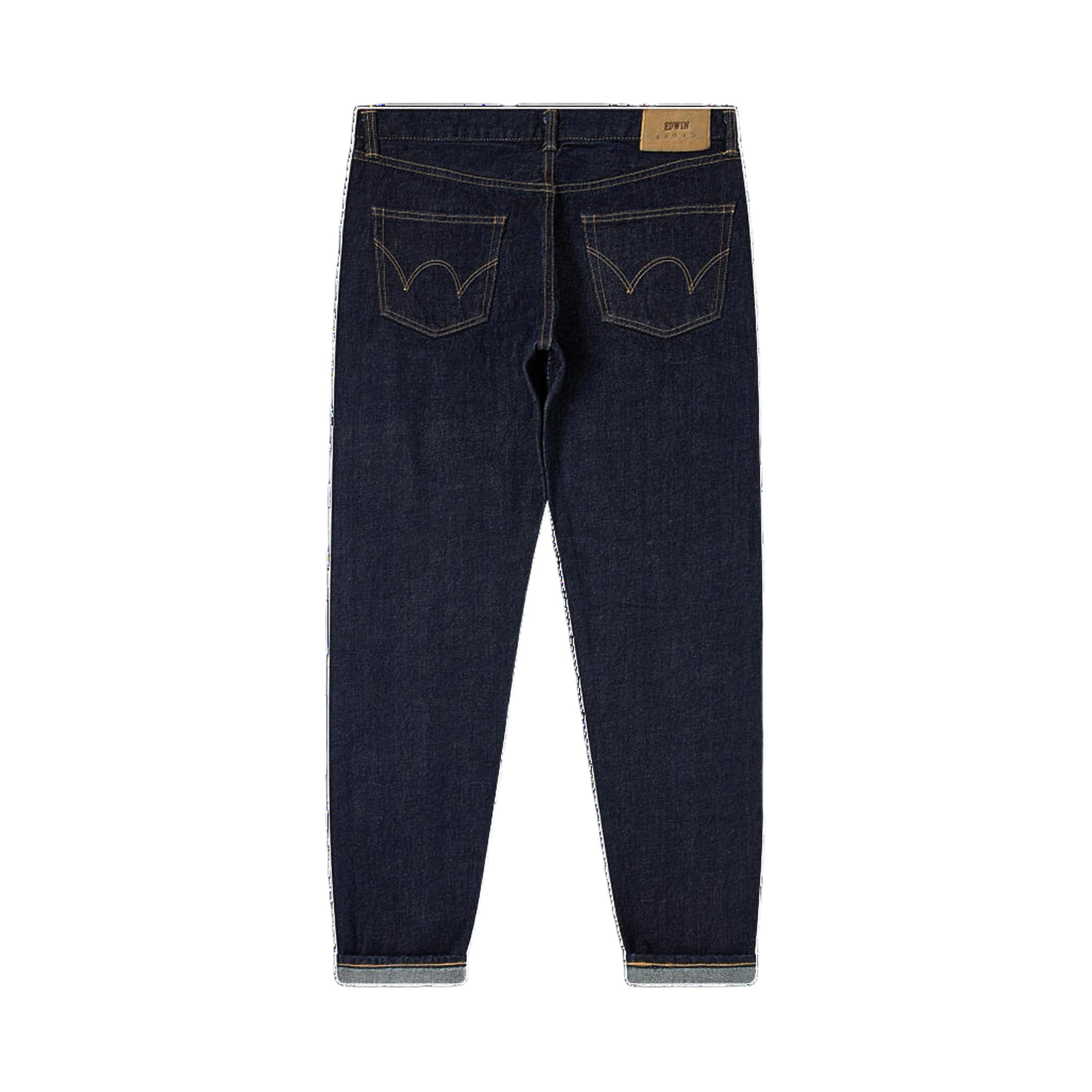 Regular Tapered Red Selvage Jeans - Blue, Rinsed