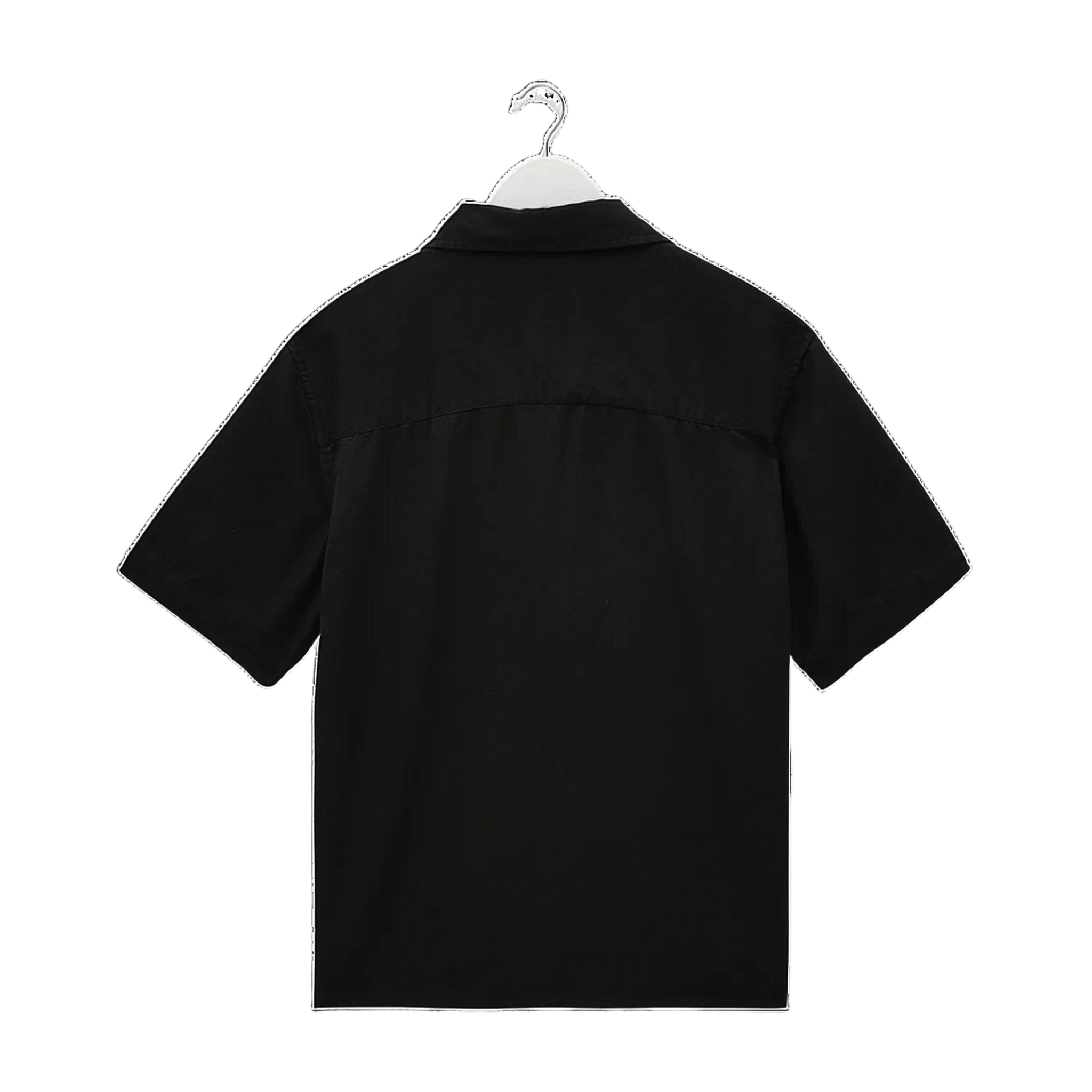 Curzon SS Shirt - Drapey Tencel Twill - Black