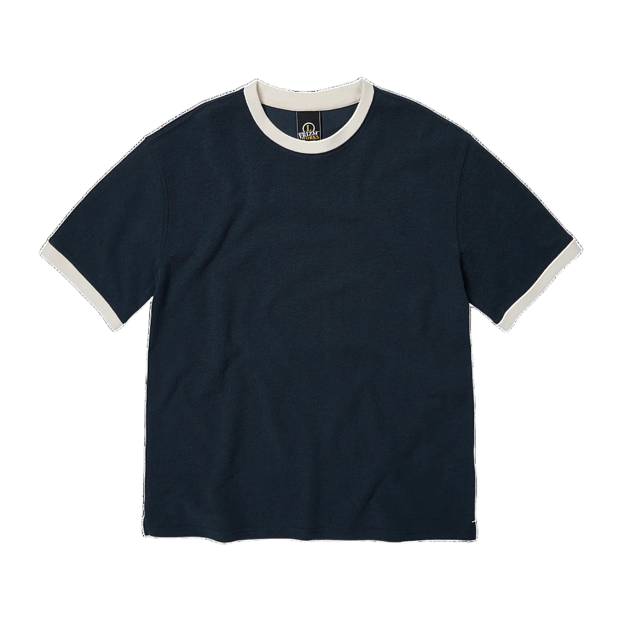 Terry Ringer Half T-Shirt - Navy