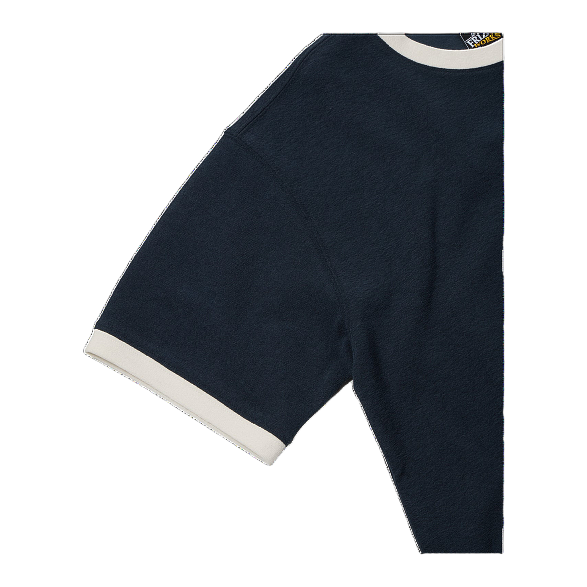 Terry Ringer Half T-Shirt - Navy