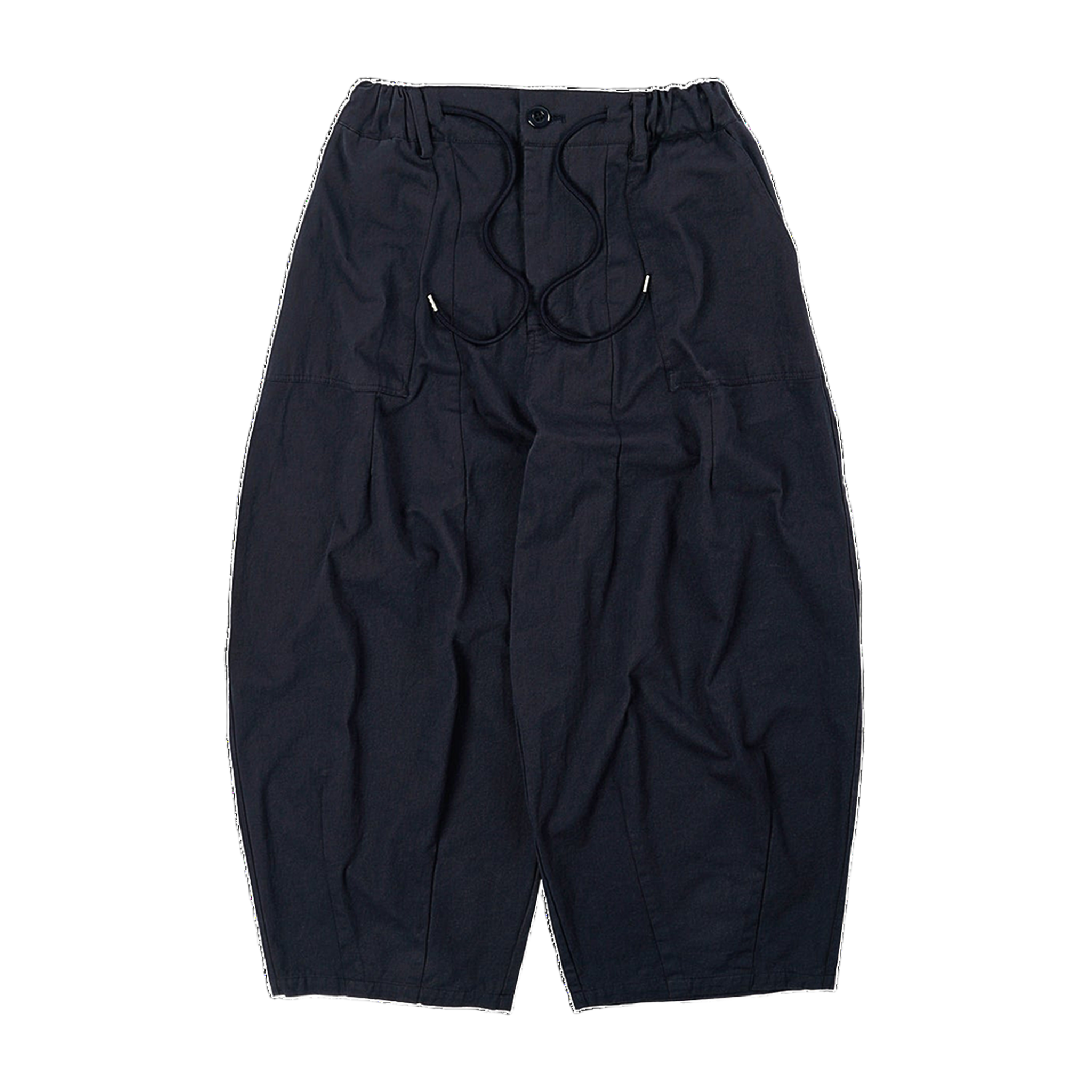 Twill Balloon Pants - Navy