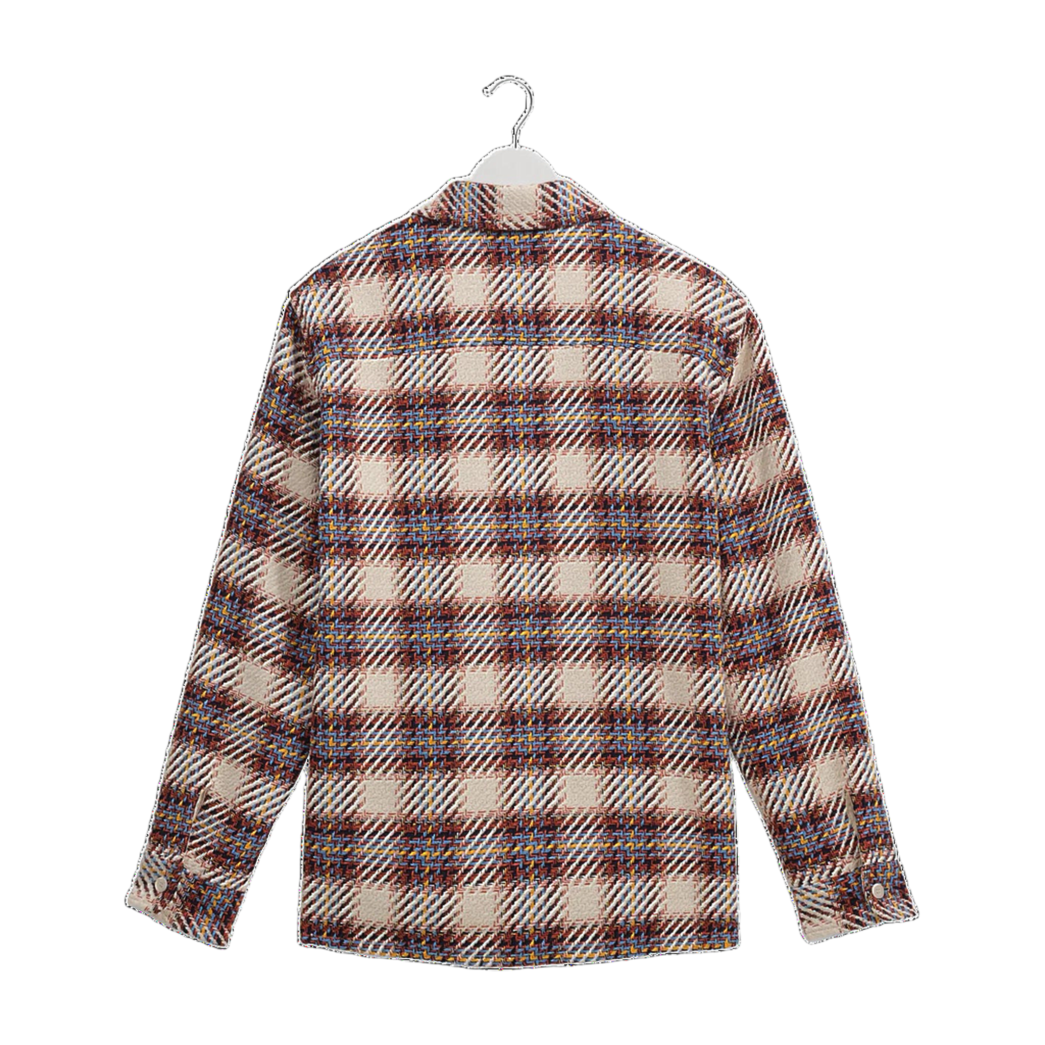 Whiting Overshirt - Hutton Check Ecru/Multi