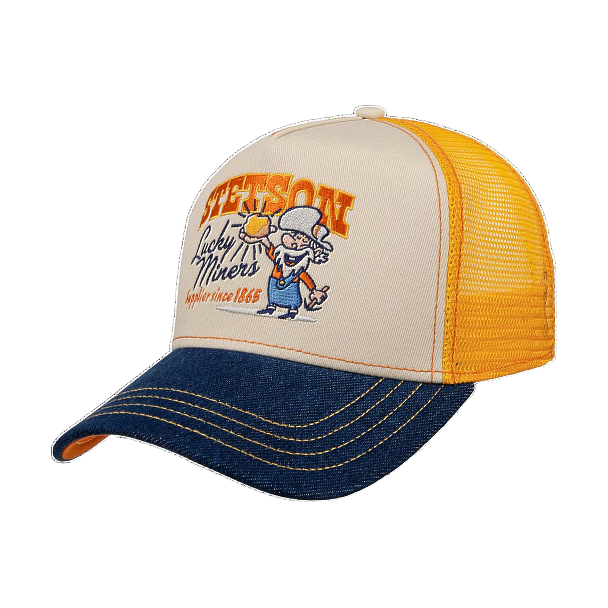 Lucky Miners Trucker Cap - Yellow