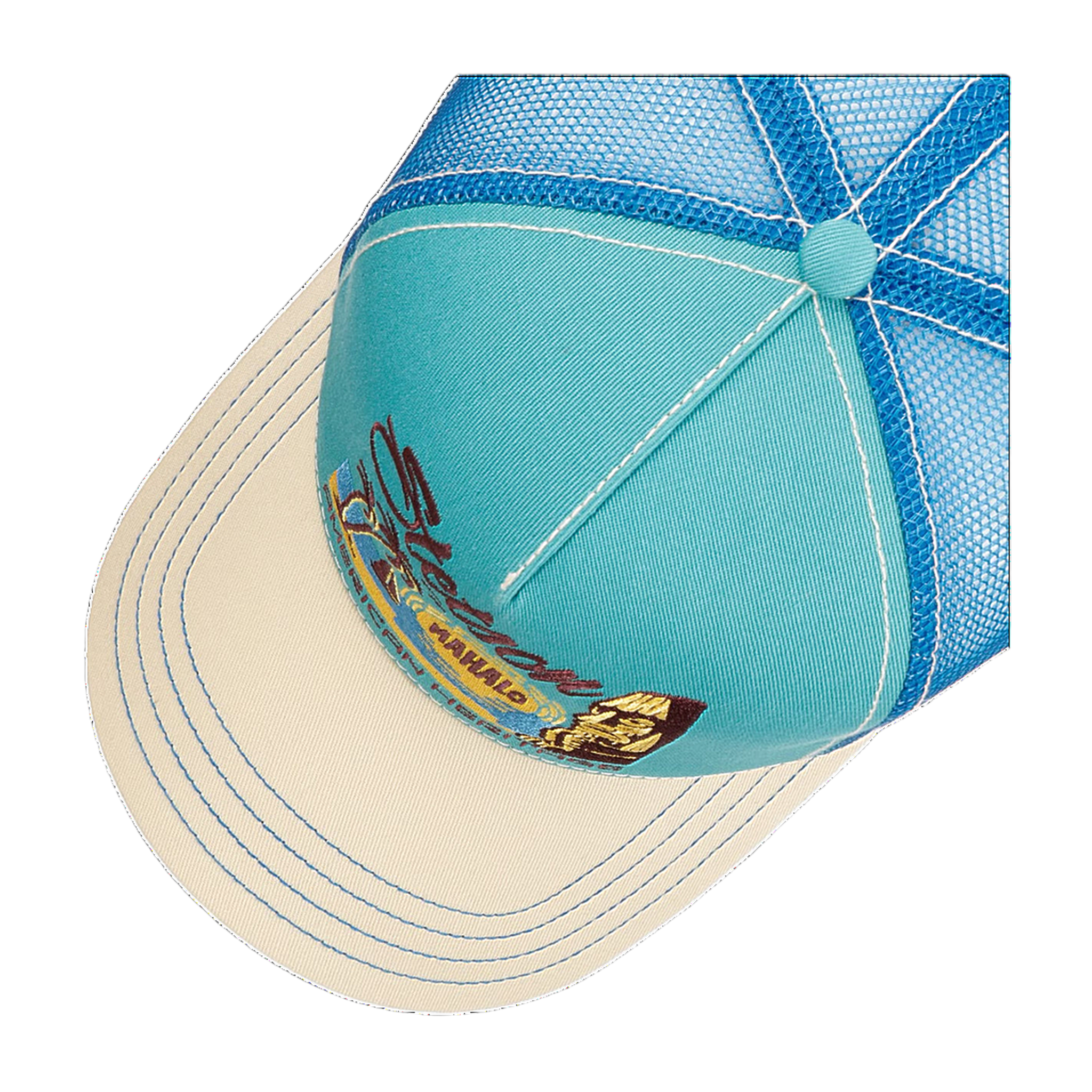 Mahalo Trucker Cap - Light Blue