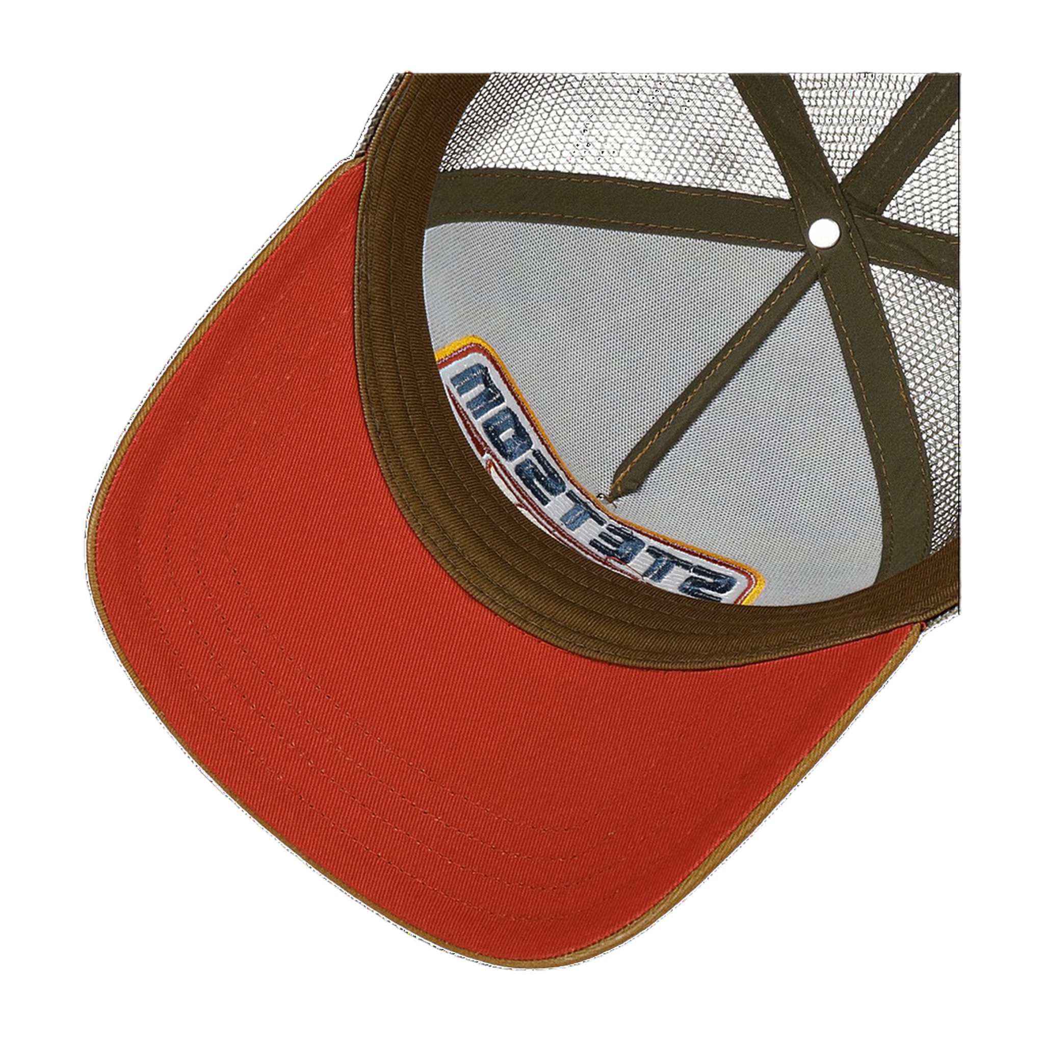 Since 1865 S Patch Trucker Cap - Brown/Blue
