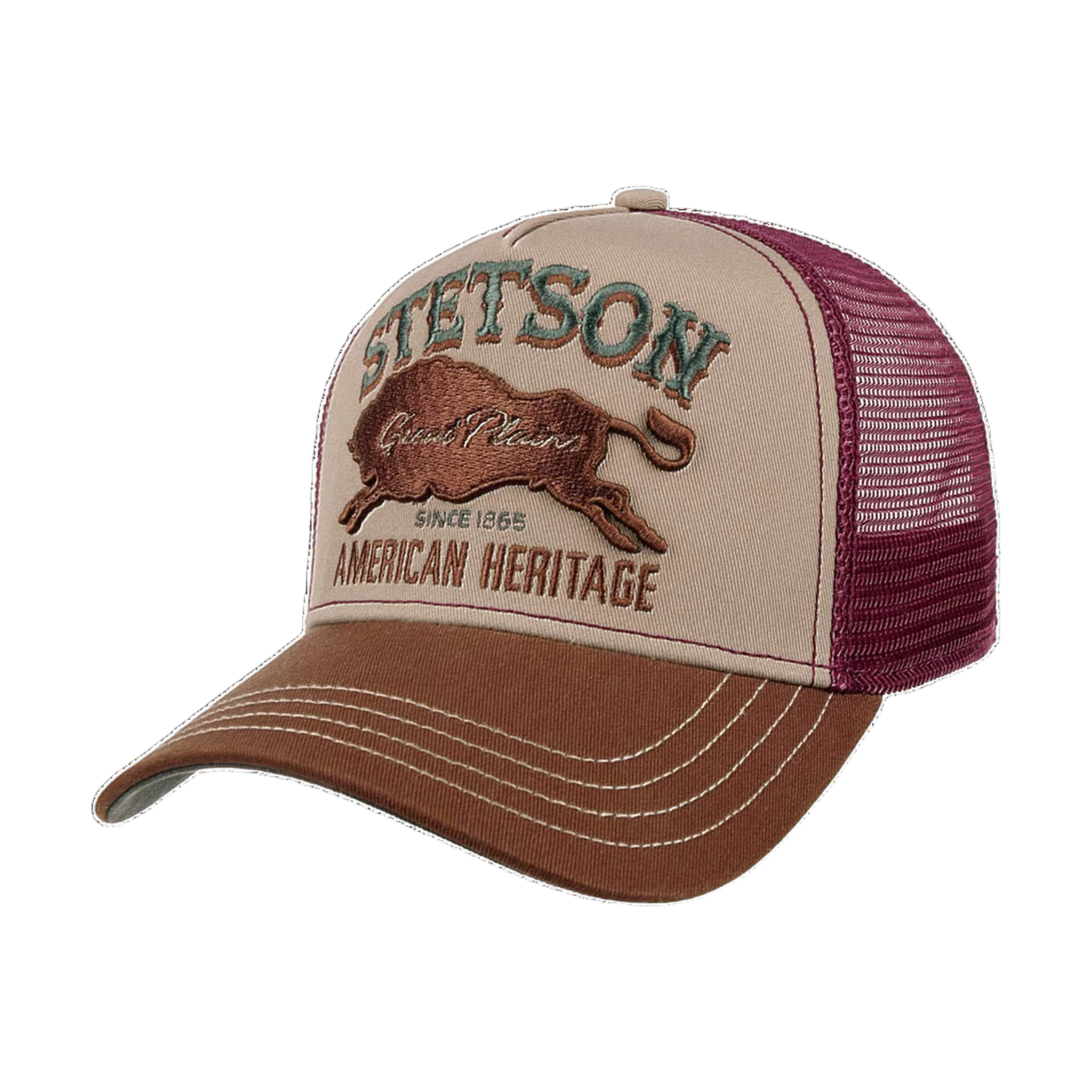 The Plains Trucker Cap - Bordeaux