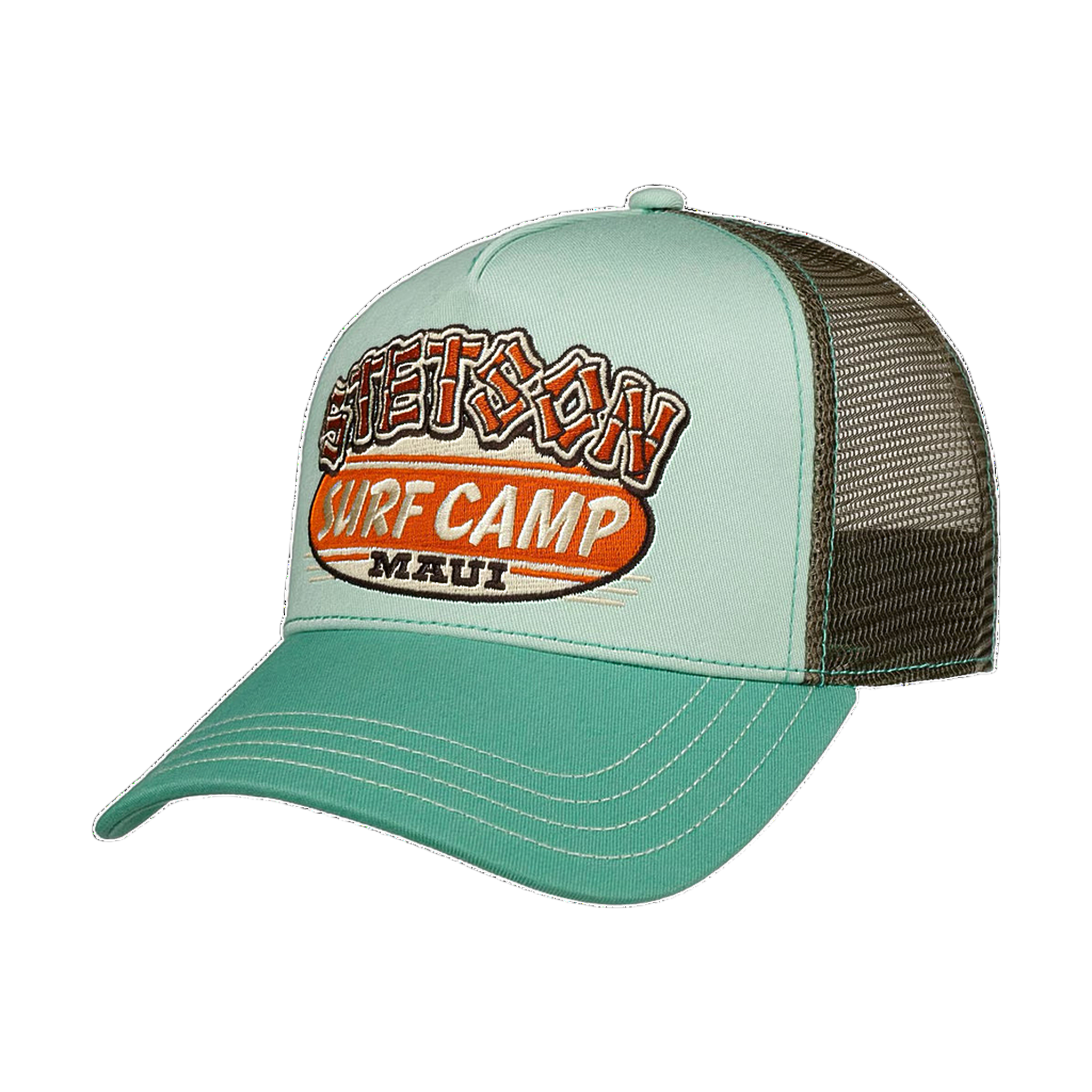 Surf Camp Trucker Cap - Mint Green