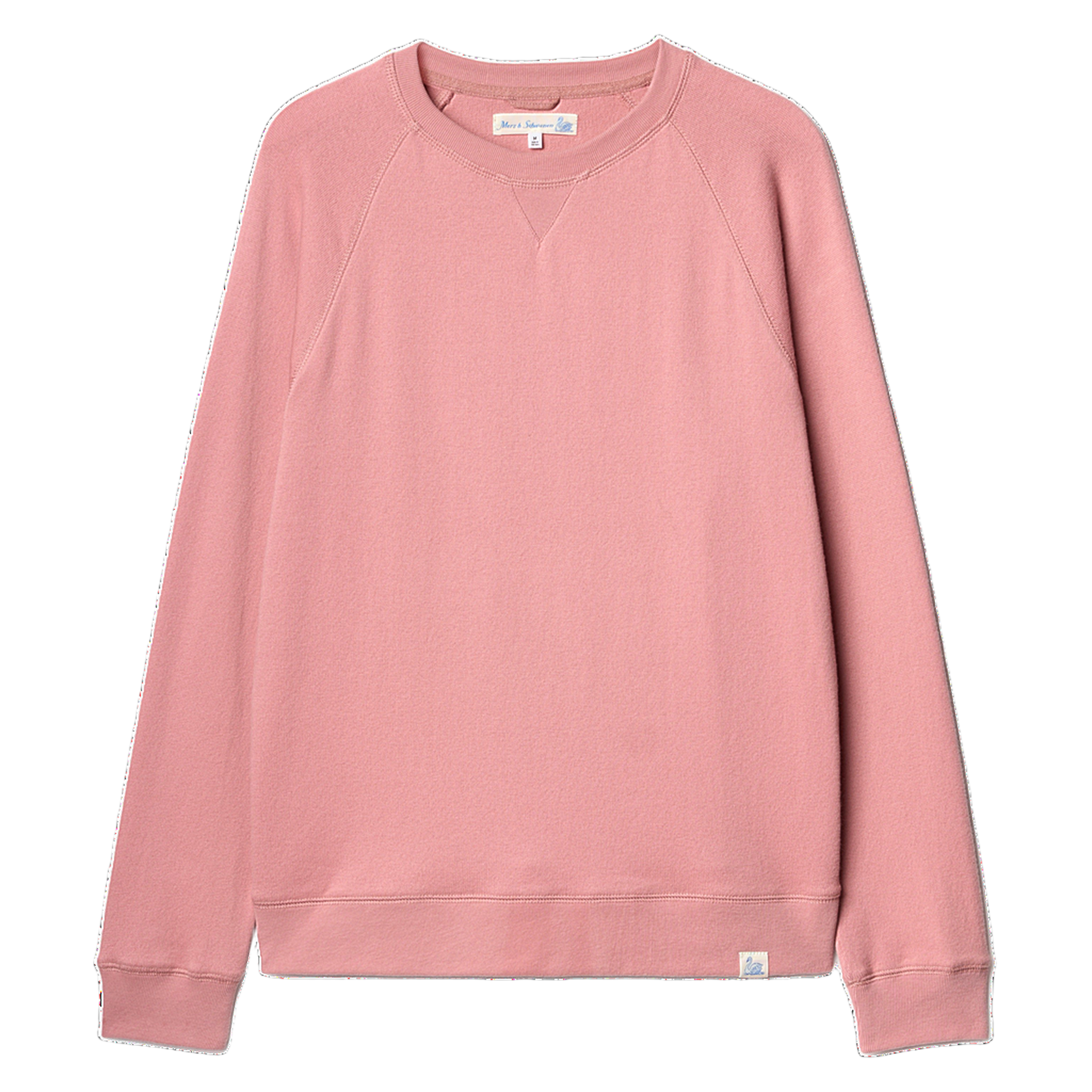 Relaxed Lightweight Raglan Sweatshirt - Rosewood