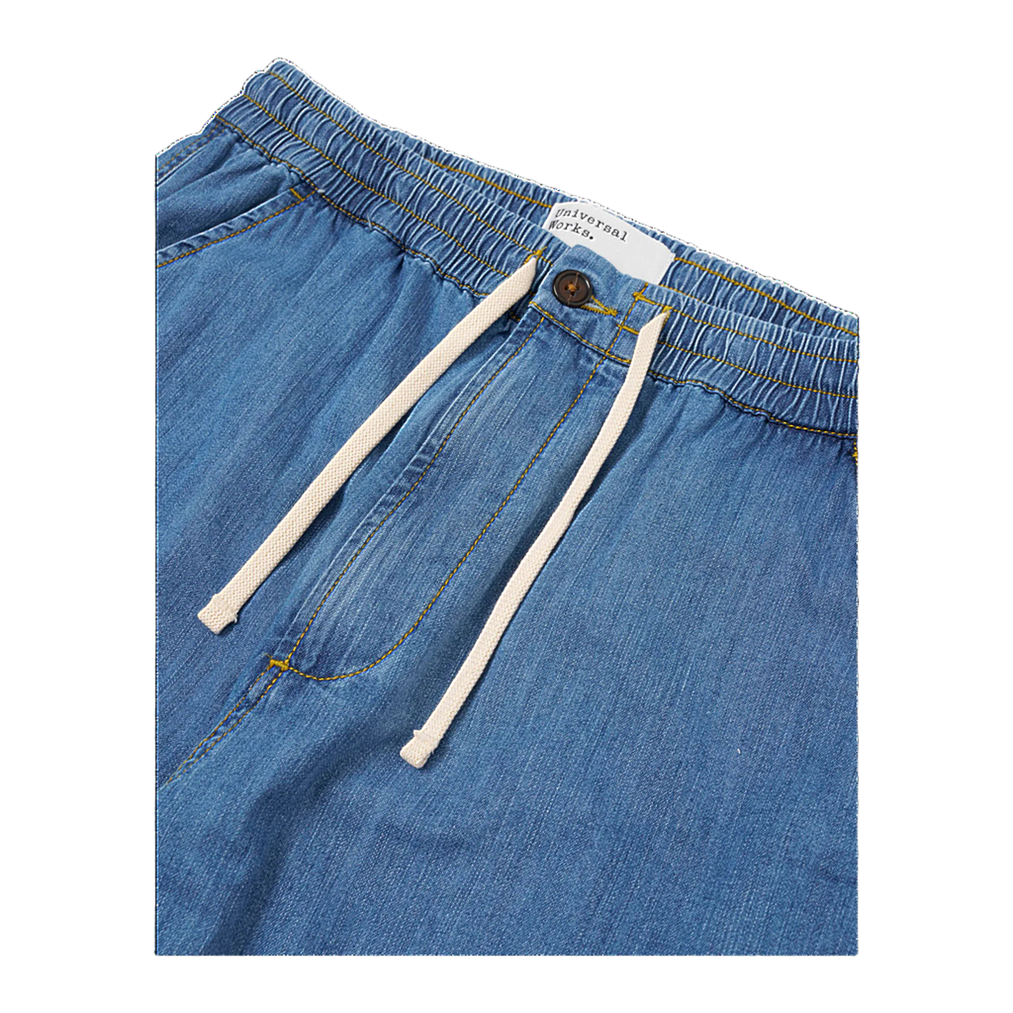 Hi Water Trouser - Washed Indigo 8oz Slub Denim