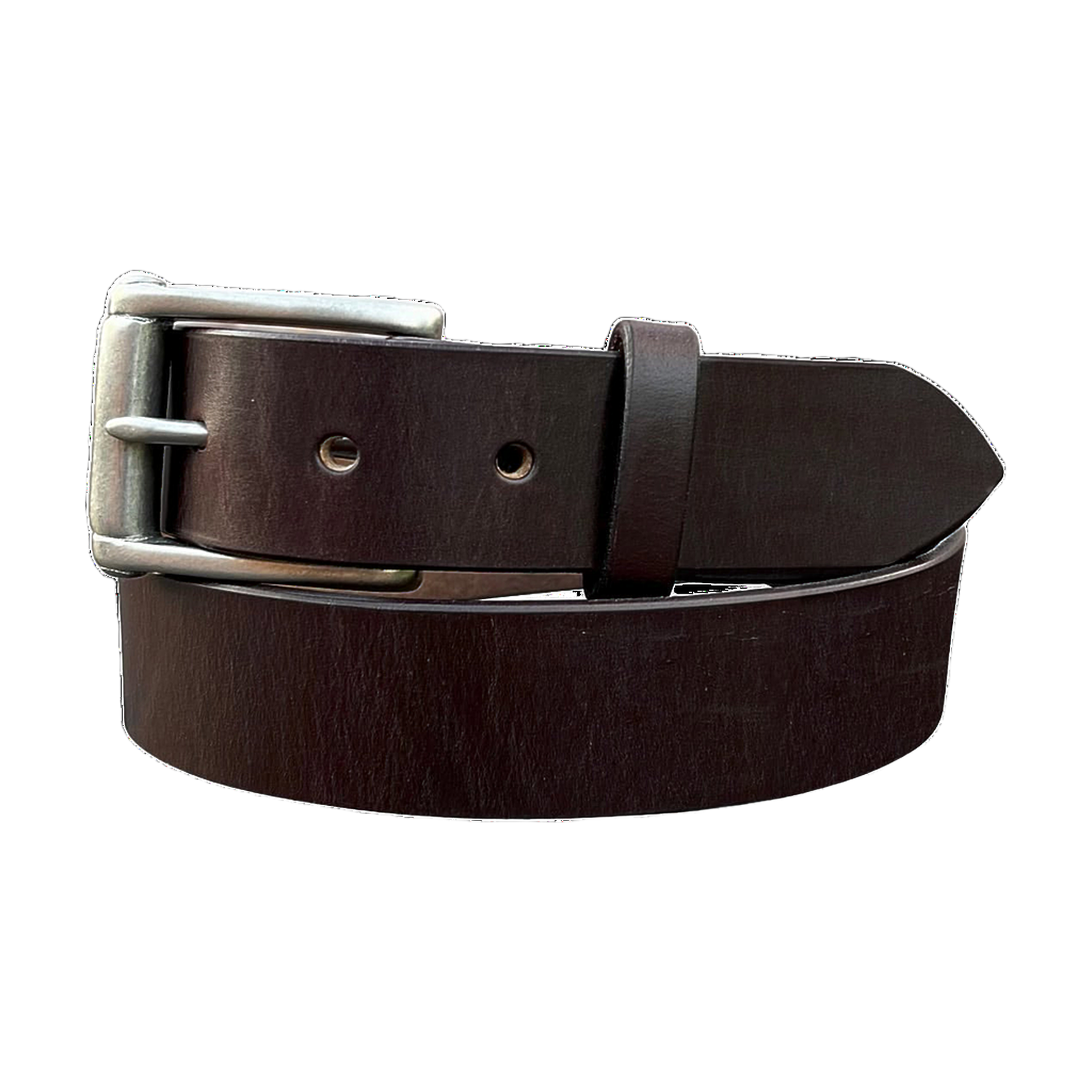 Garrison Belt - Oak Bark Leather - Oxblood/Nickel