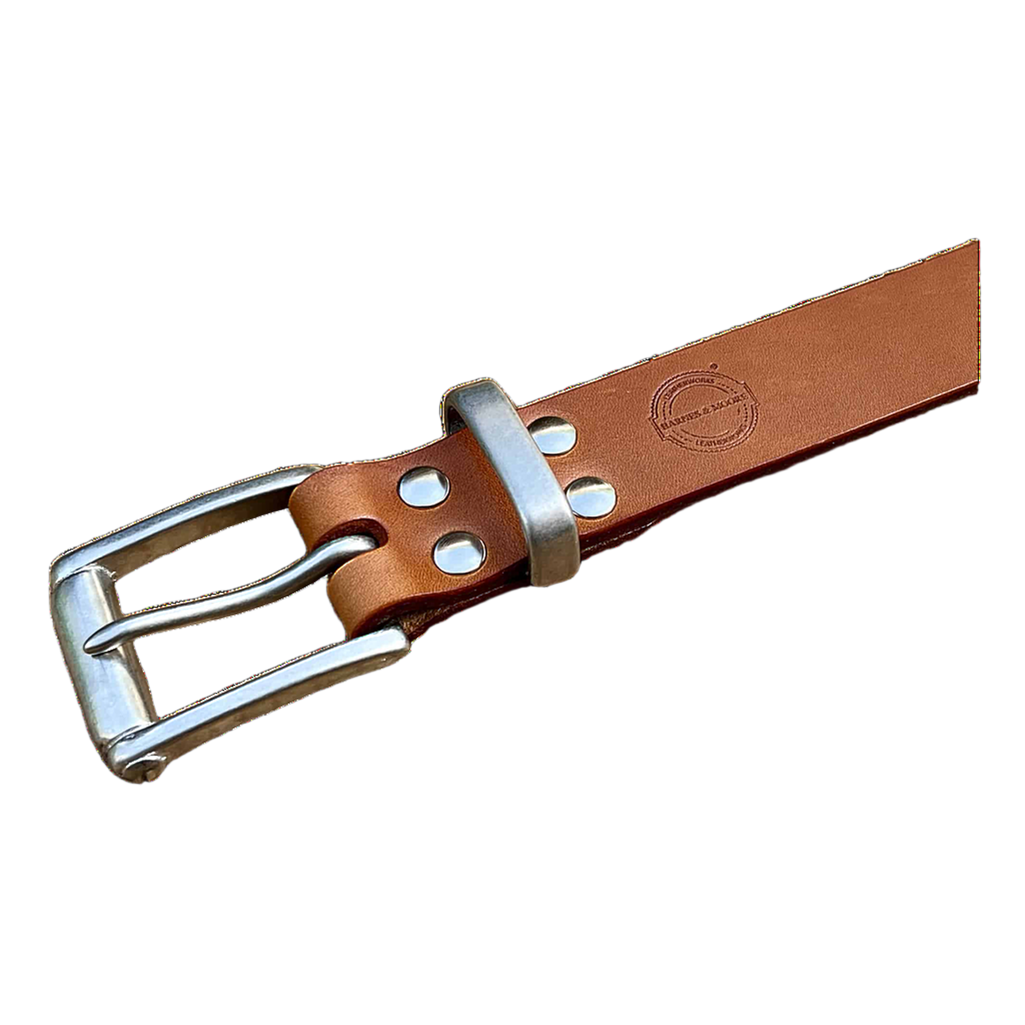 Garrison Belt - Harness Tan/Nickel