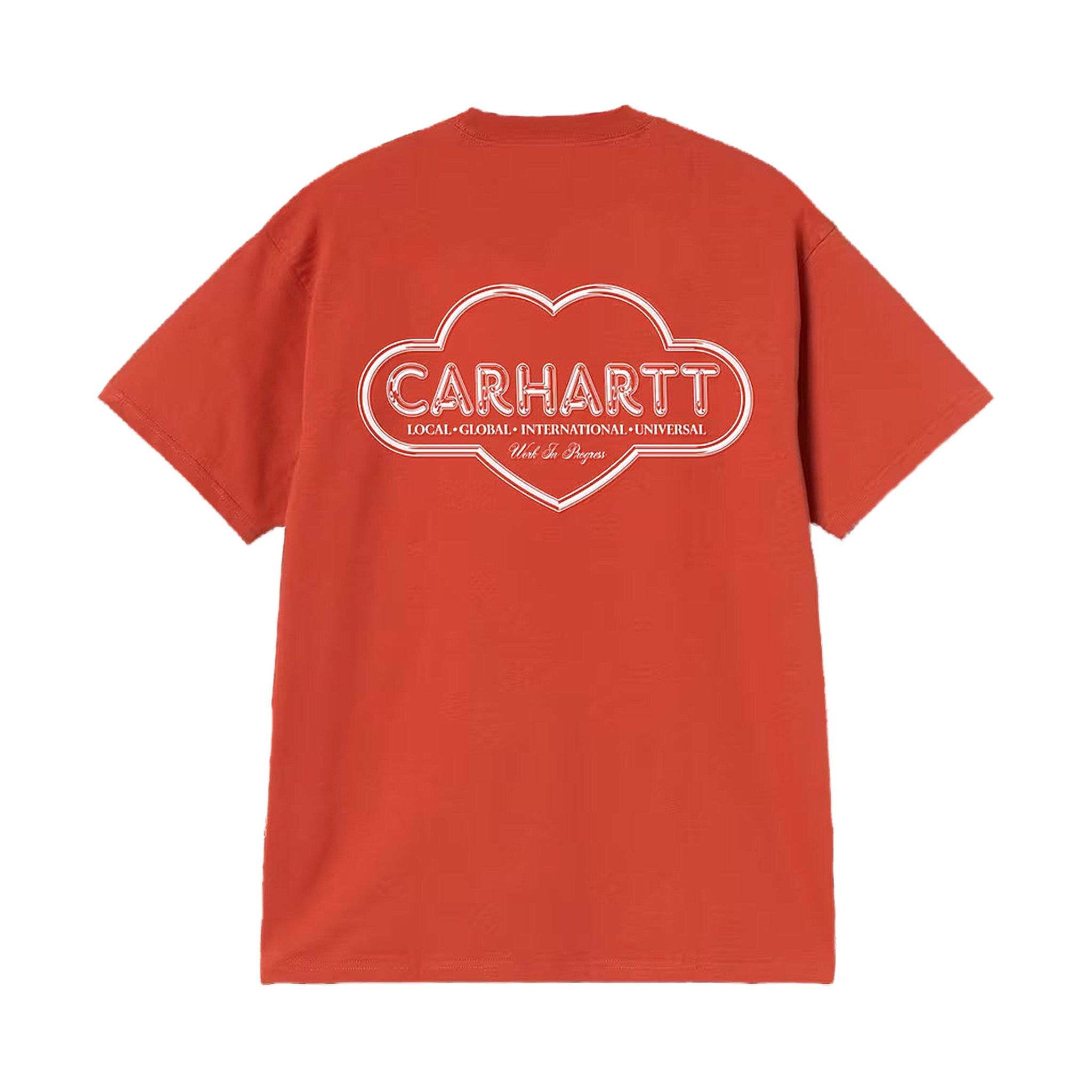 S/S Cloud Heart T-Shirt - Oxide Red