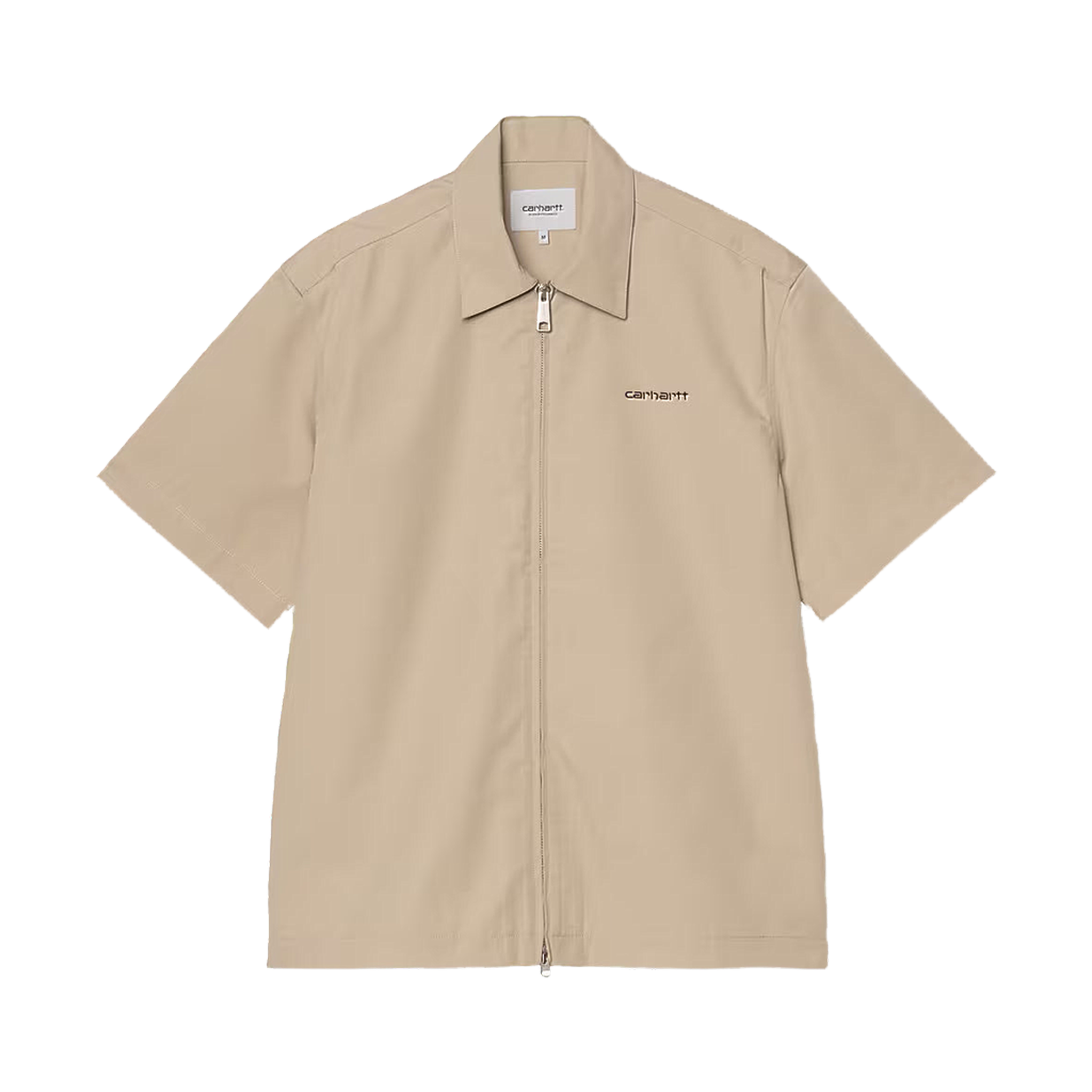 S/S Postal Zip Shirt - Iroko/Black