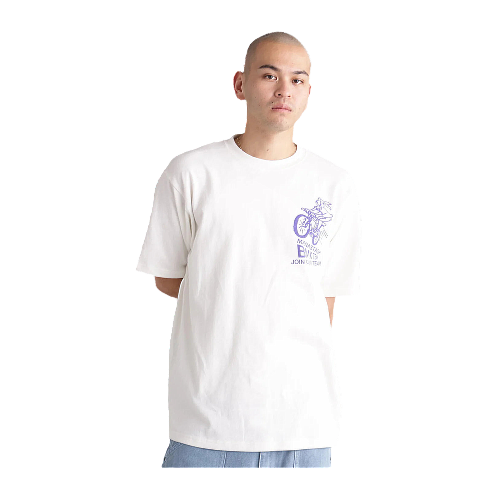 Hemp Tee BMX - White