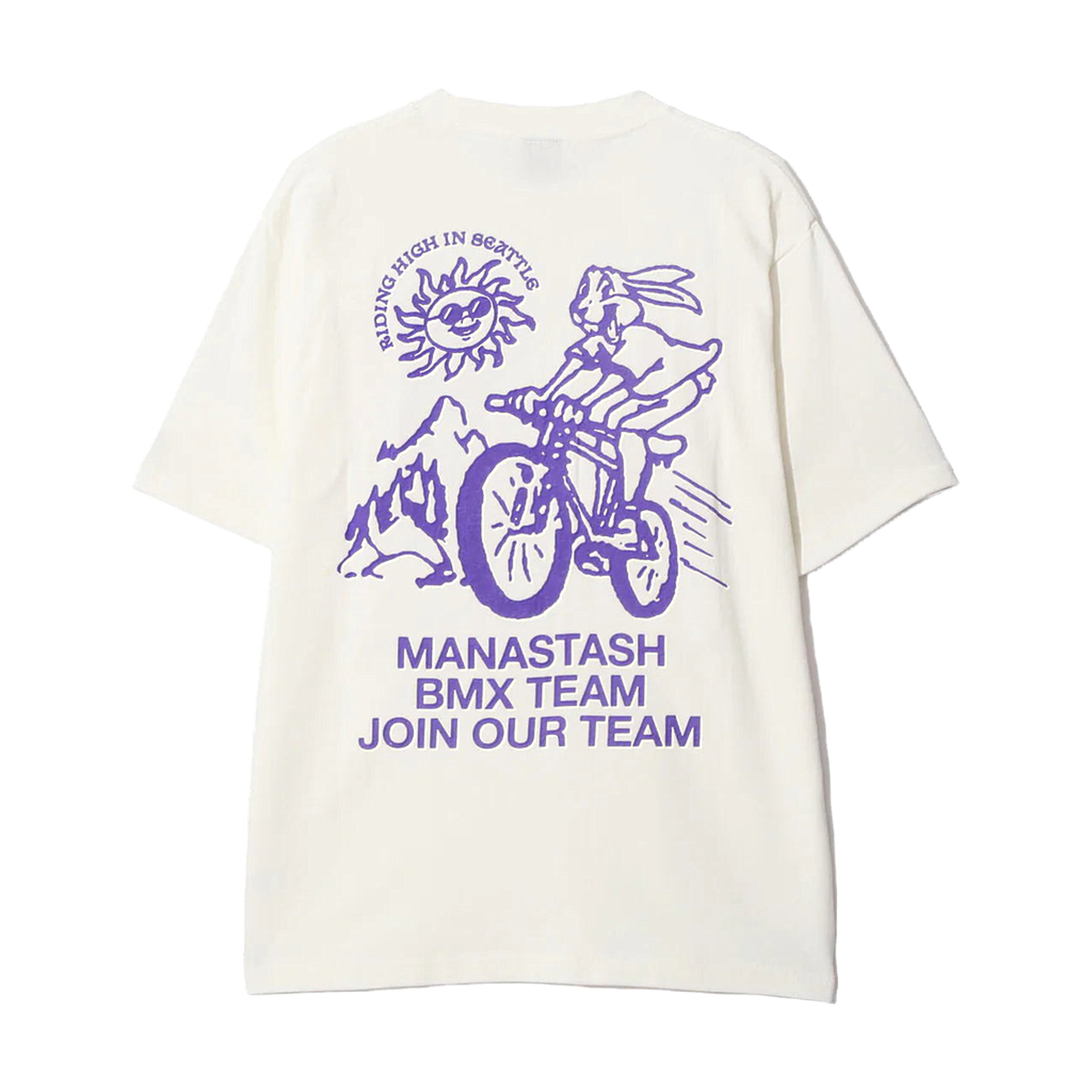Hemp Tee BMX - White