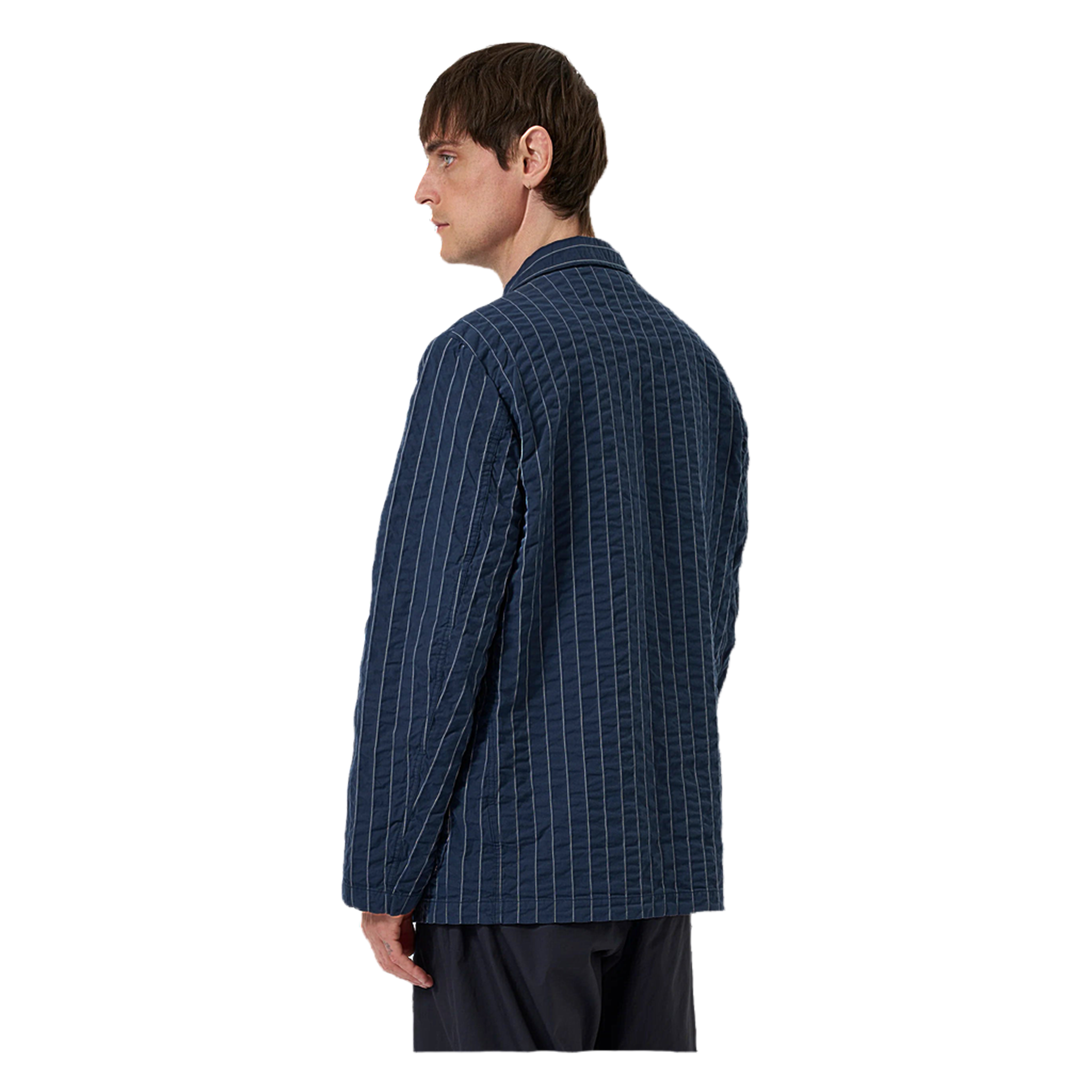 Chester Stripe Two Button Jacket - Navy