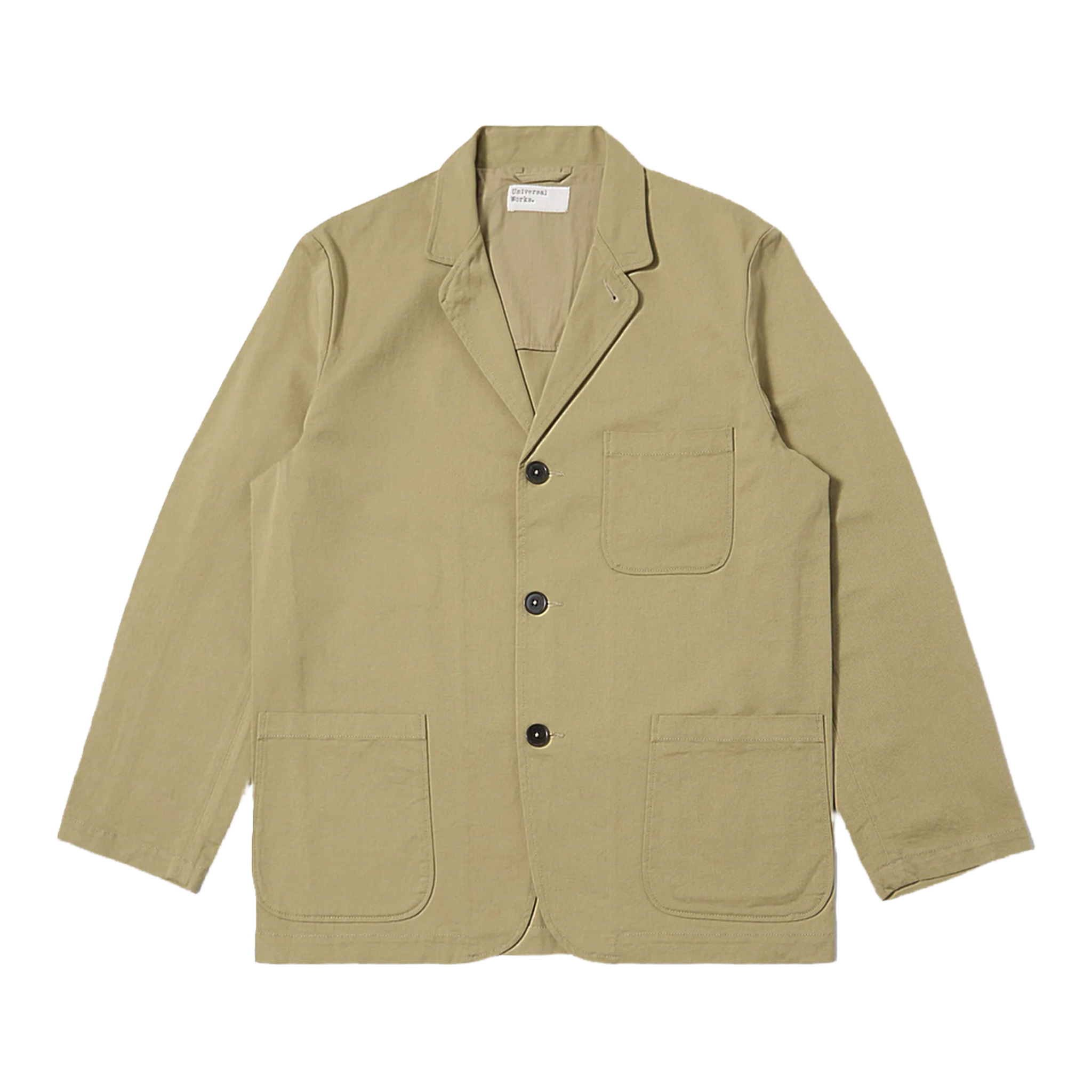 Twill Three Button Jacket - Sand