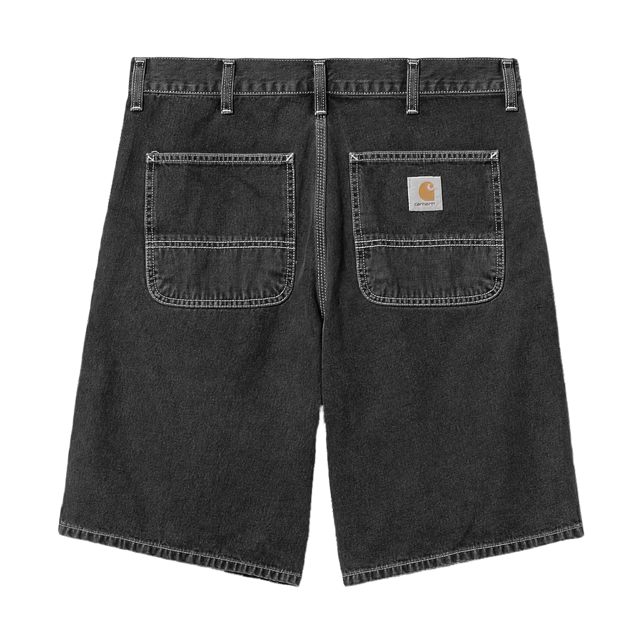 Simple Short - Black, Heavy Stone Wash