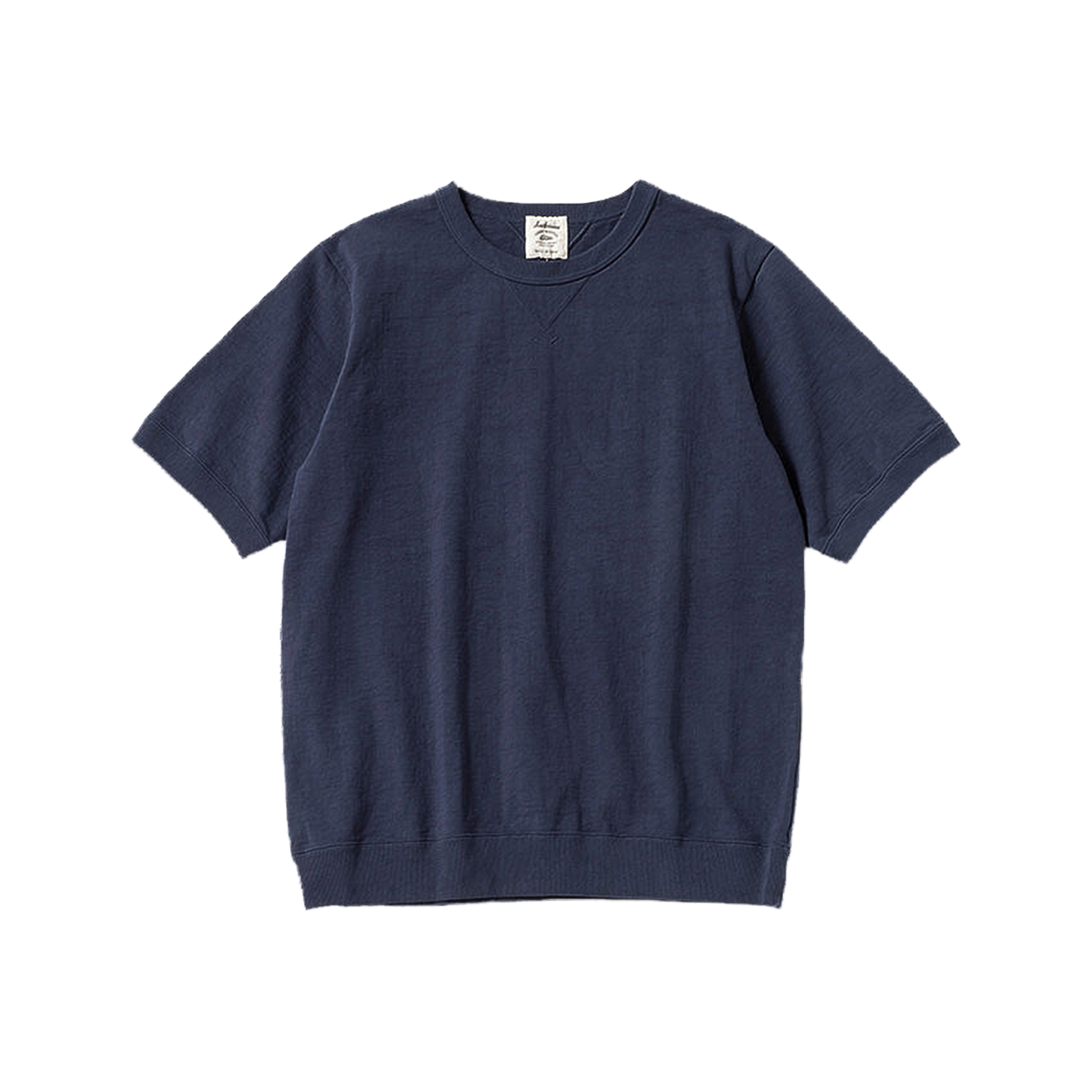 Dotsume Rib T-Shirt - Steel Blue