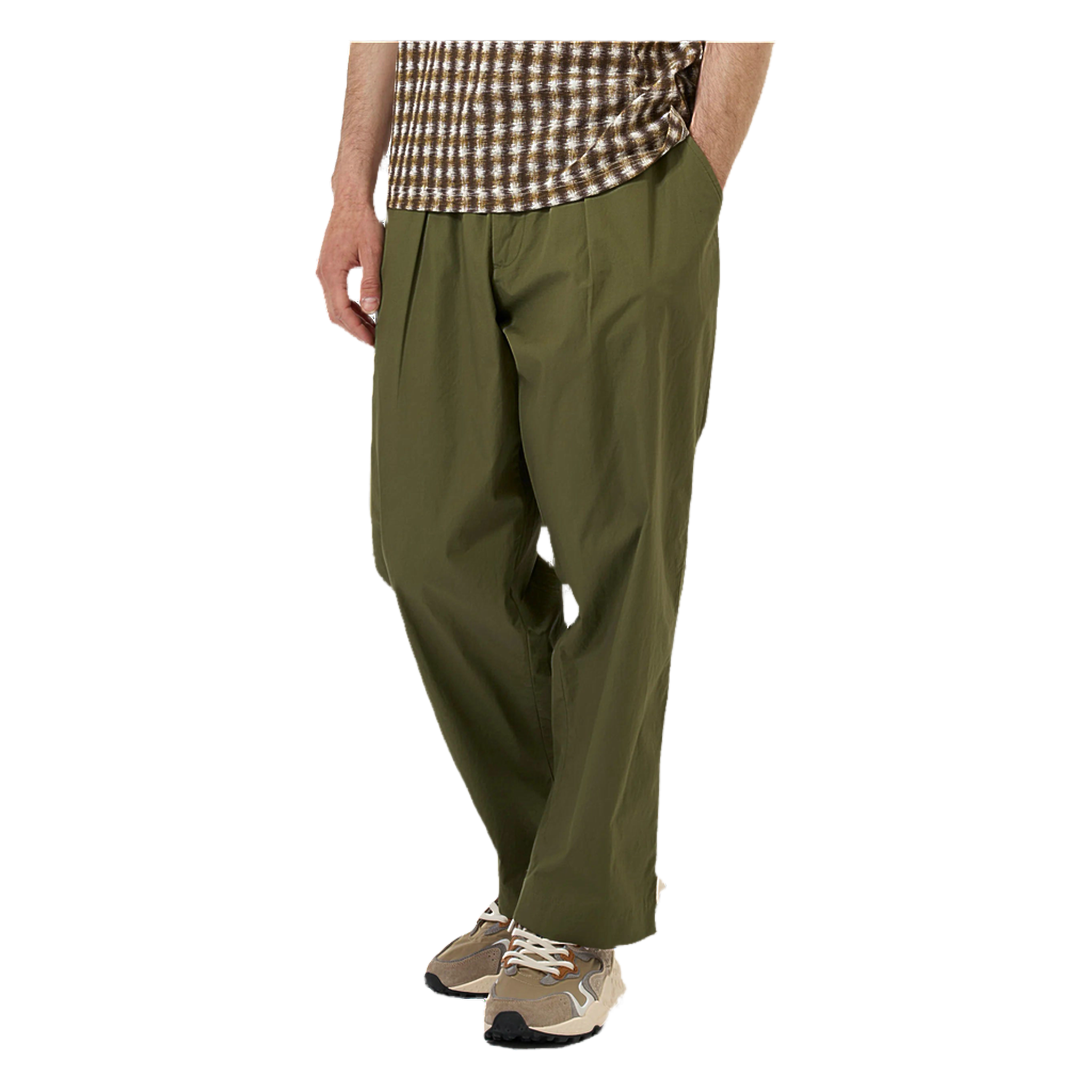 Broadcloth Oxford Pant - Olive