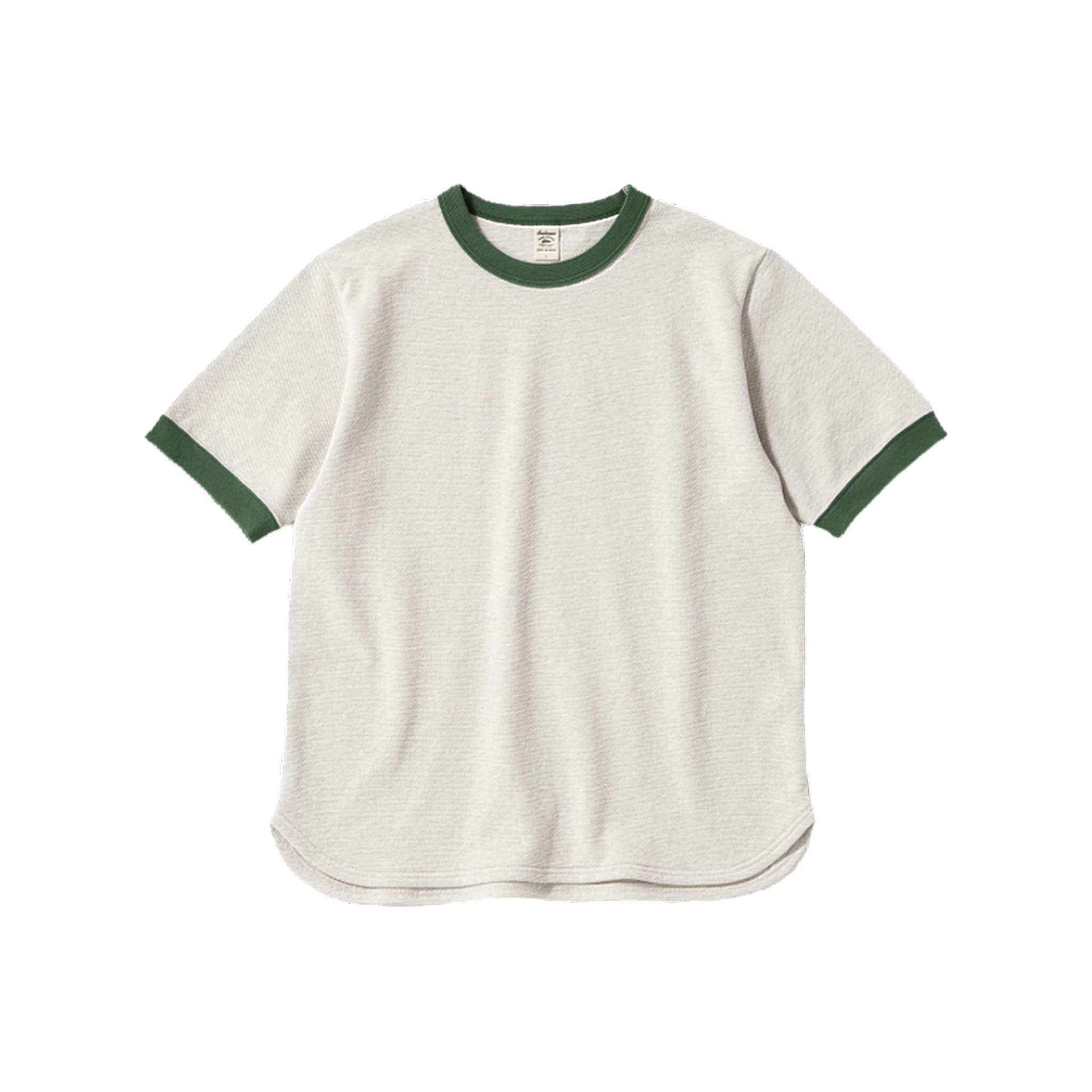 Diamesh T-shirt - Oatmeal x Green
