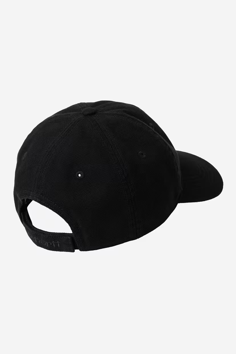 Selby Canvas Cap - Black, Stone Washed